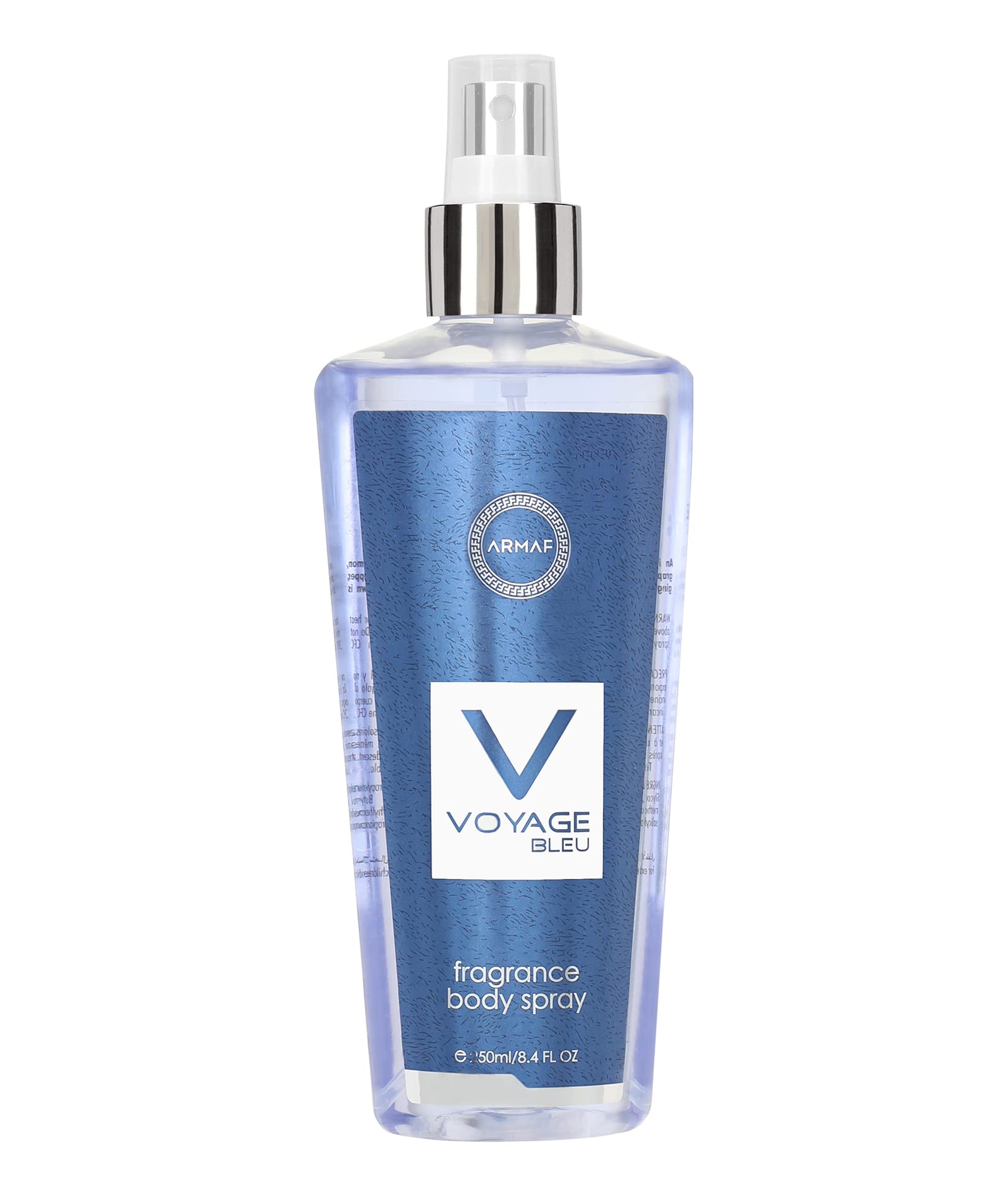 Armaf Voyage Blue Fragrance Body Spray 250ml - Long Lasting Men's Cologne | Fresh Scent for Daily Wear, Gym & Office