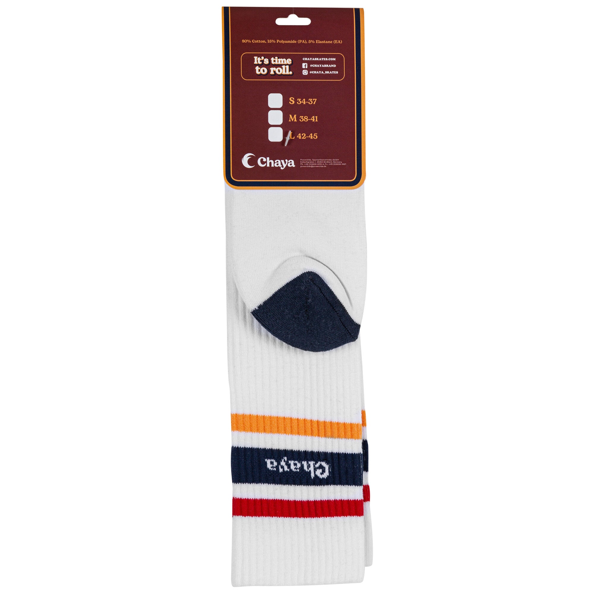 Chaya White Skate Socks - Comfortable & Breathable for Roller Skating, Ice Skating & Inline Skating - Perfect for Skaters & Athletes