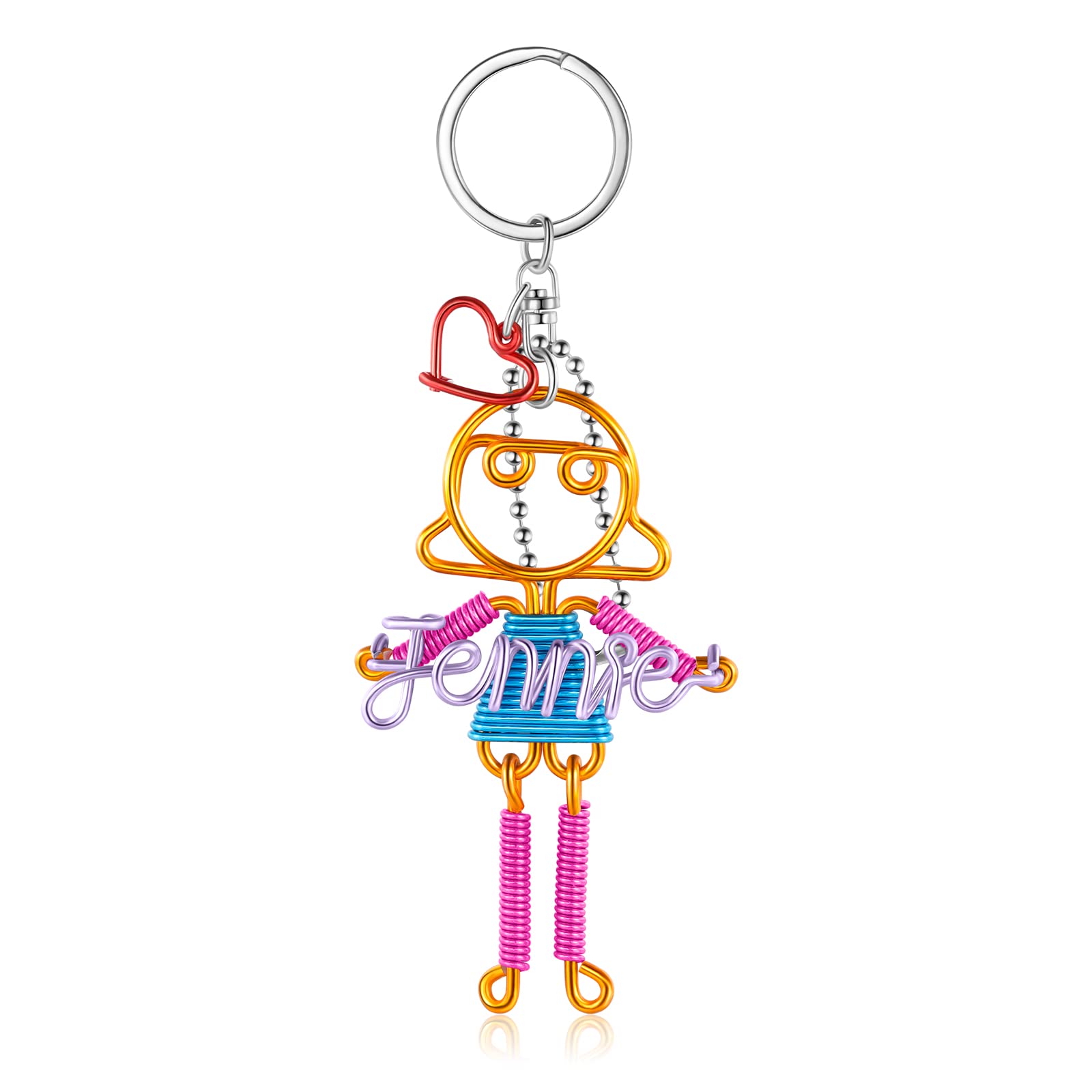 Personalized Graduation Keychain 2022 - Handmade Custom Name Key Ring - Unique Graduation Gift for Her - Perfect for High School & College Graduation Parties