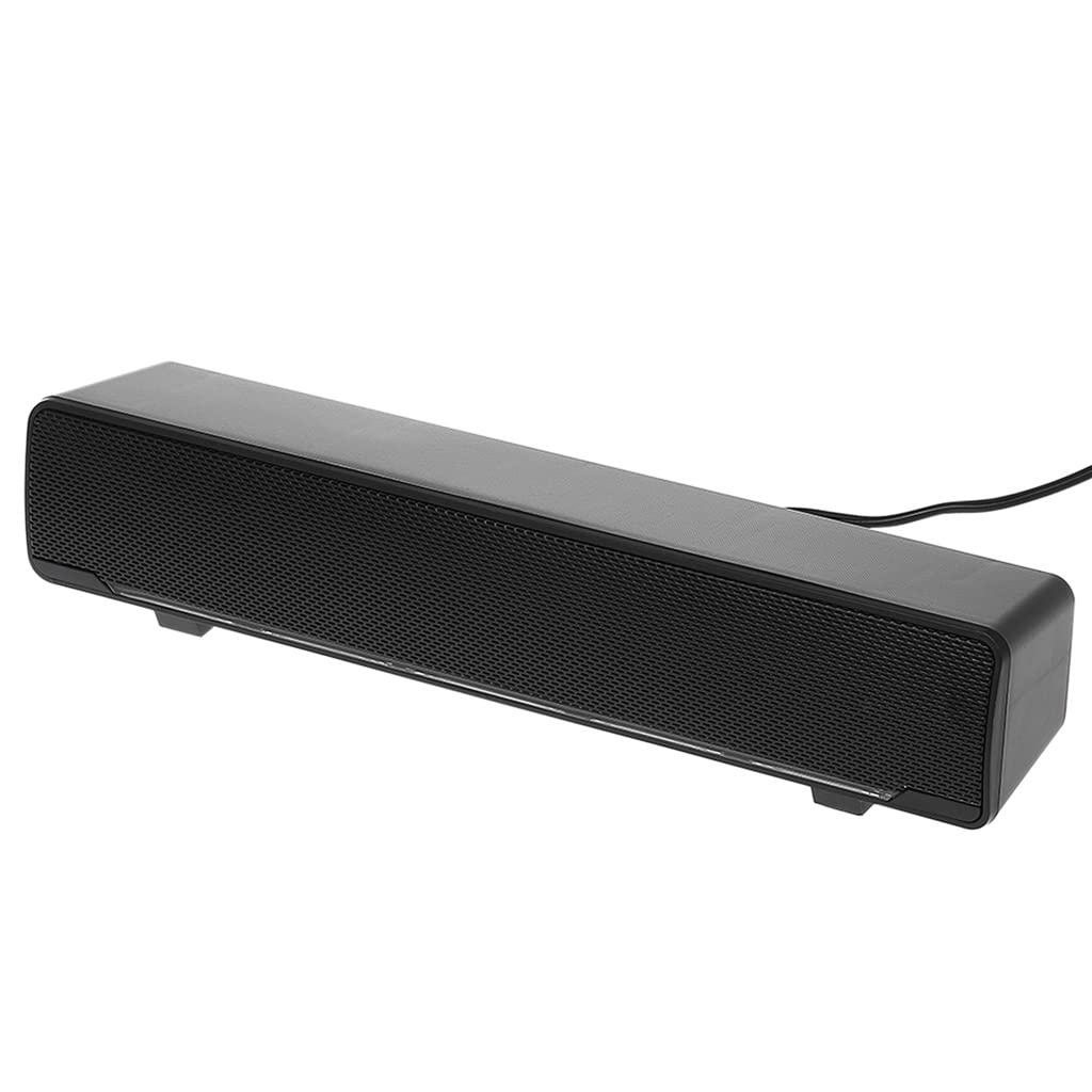 3.5mm + USB Wired Computer Speakers with Subwoofer - Stereo Sound, Powerful Bass for PC & Laptop - Perfect for Gaming, Music & Home Office Setup