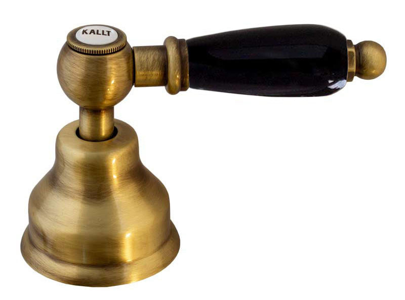 Chelsea Black Handle Bronze Dishwasher Shut-Off Valve - Perfect for Kitchen Plumbing Repairs and Appliance Maintenance