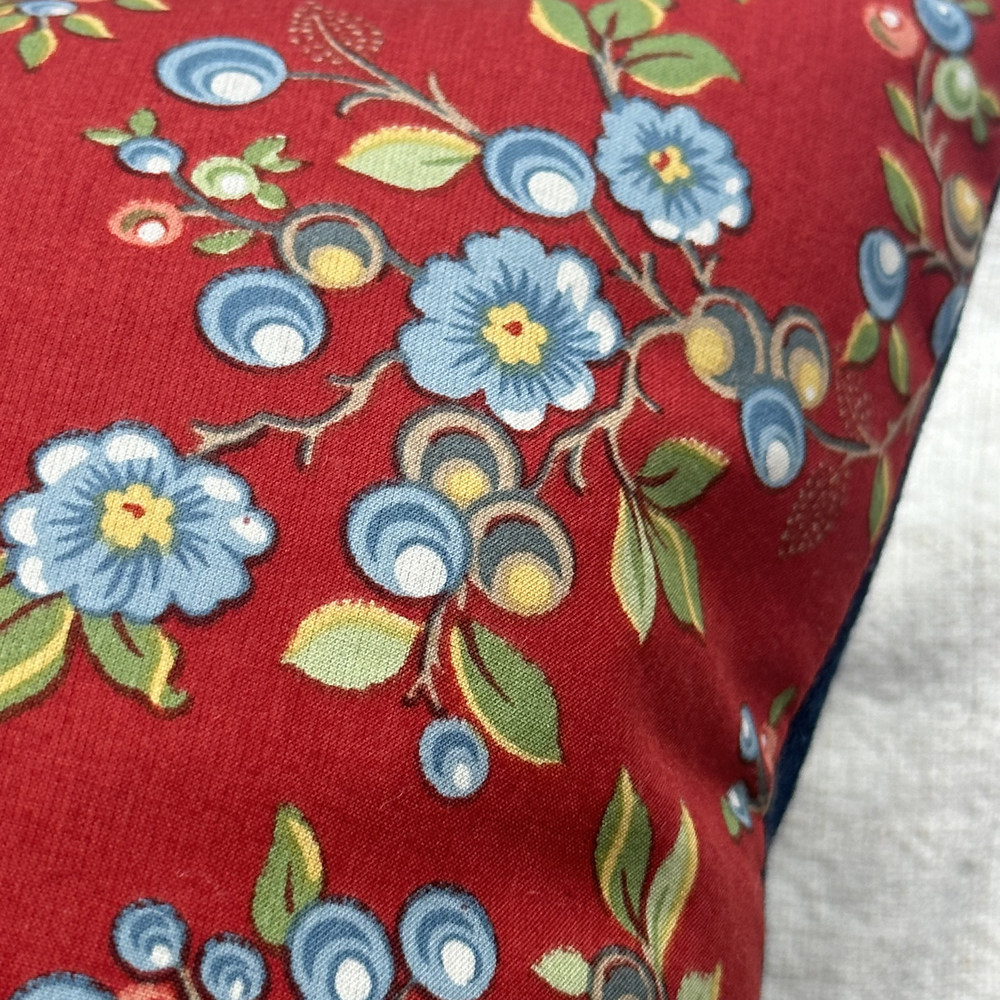 Custom Barbarian Decor Sarafane Red Pillow (#36) - Unique Home Decor for Living Room, Bedroom, or Bohemian Themed Spaces