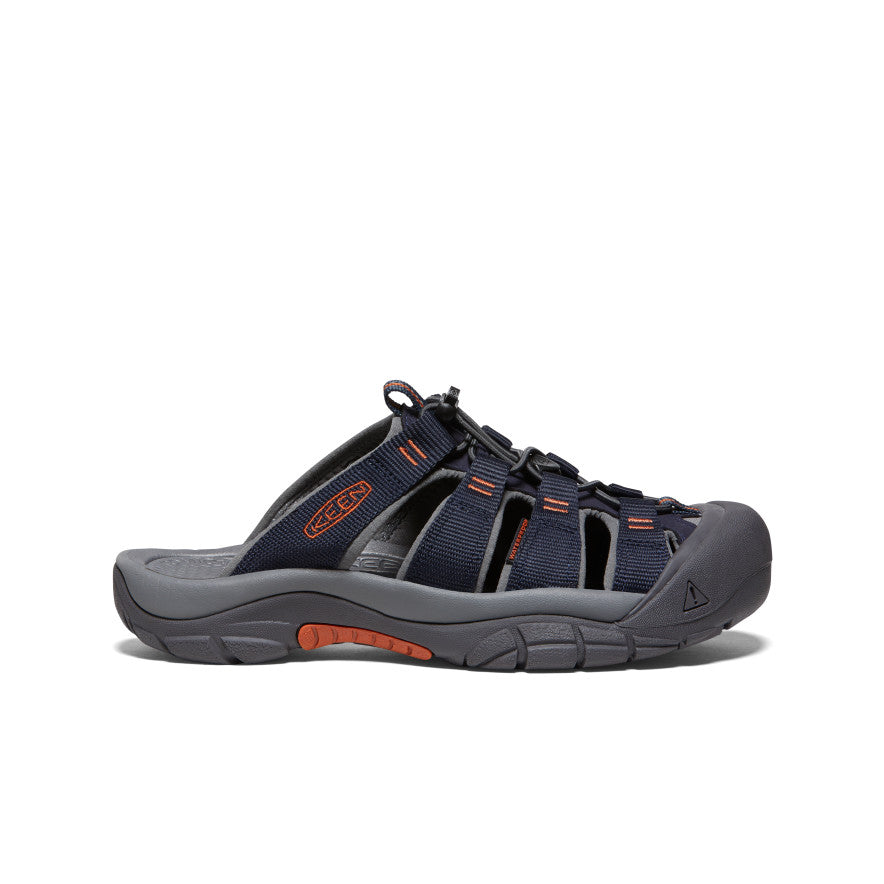 Men's Newport Slide Sandals - Comfortable & Stylish Sky Captain/Bombay Brown Color - Perfect for Beach, Pool, and Casual Summer Wear