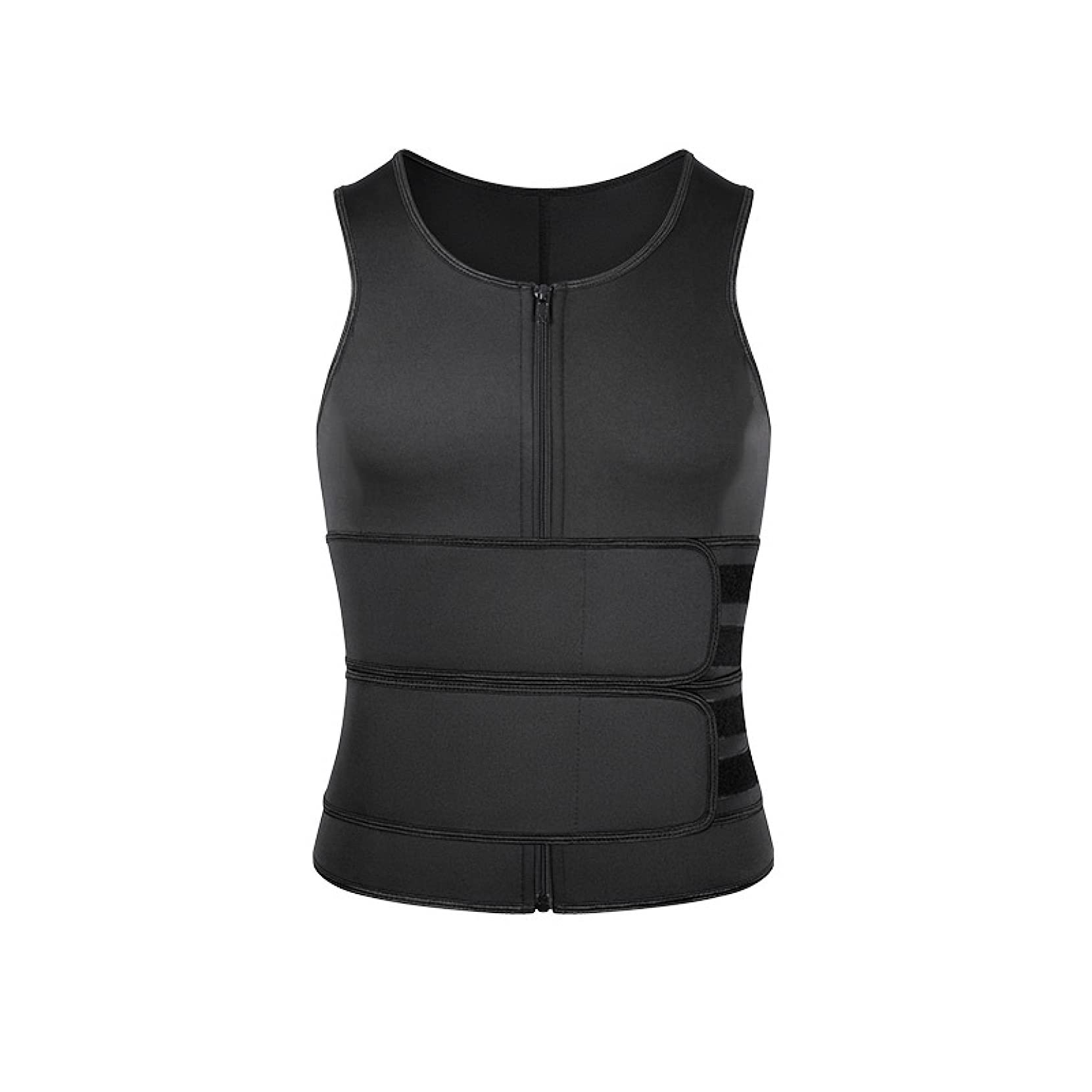ChyJoey Men's Slimming Sauna Suit - High Compression Sweat Vest for Fat Burning & Weight Loss - Workout Shapewear Top for Gym, Running & Fitness Training