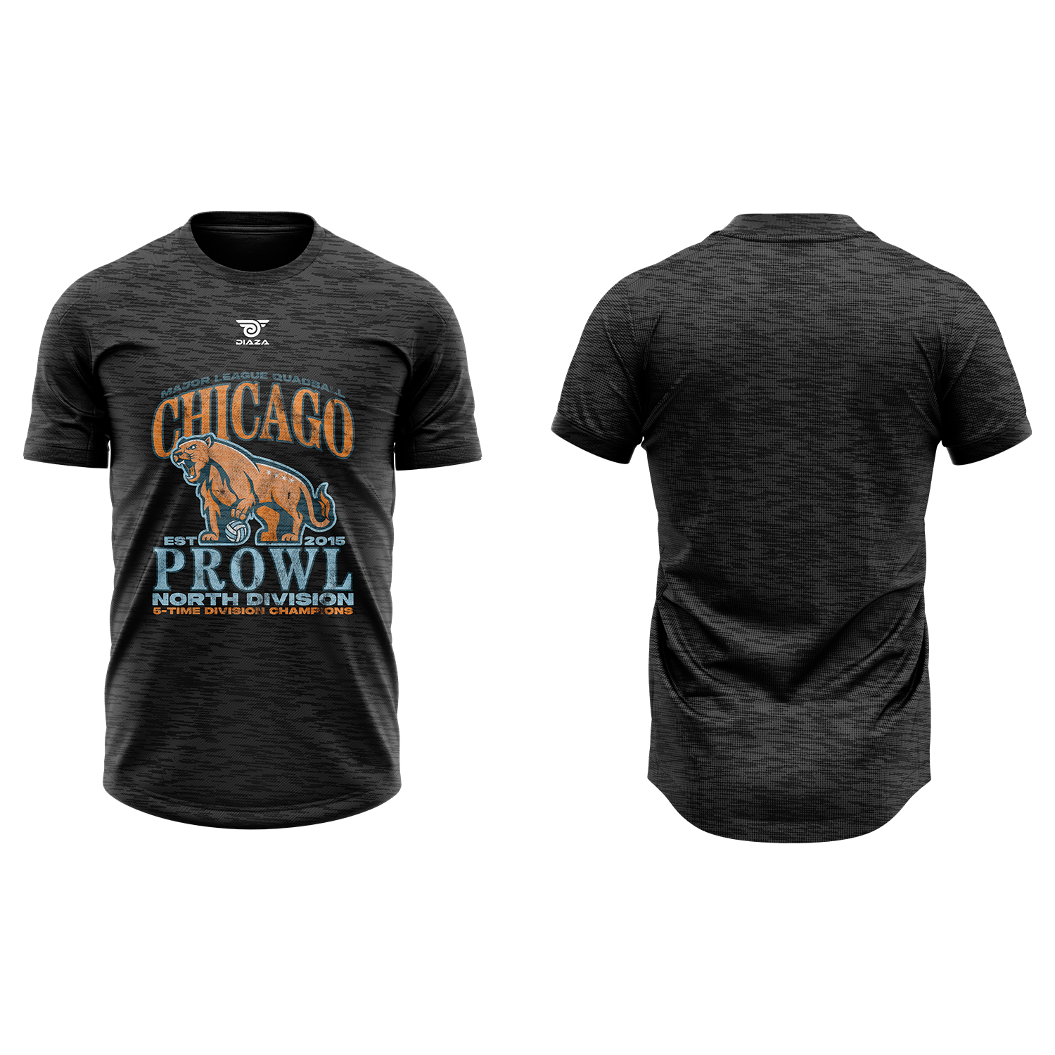 Chicago Prowl Vintage Jersey Black - Retro Basketball Shirt for Men - Perfect for Game Day, Streetwear & Casual Outfits