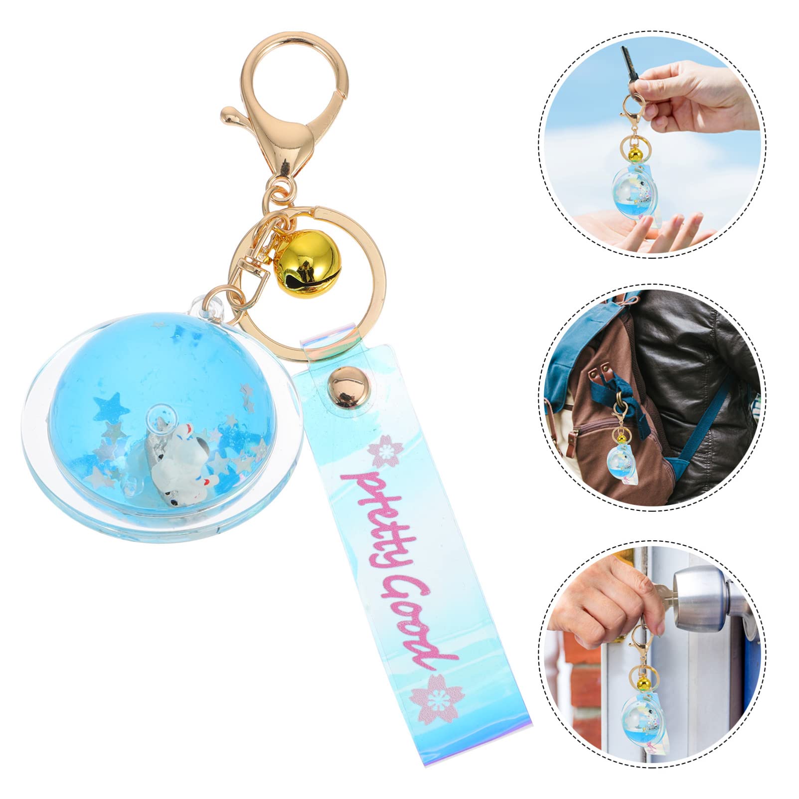PRETYZOOM Astronaut Doll Keychain - Sand-Filled Car Key Holder, Bag Pendant & Decorative Key Ring | Perfect for Car Keys, Backpacks, Gifts & Space-Themed Decor