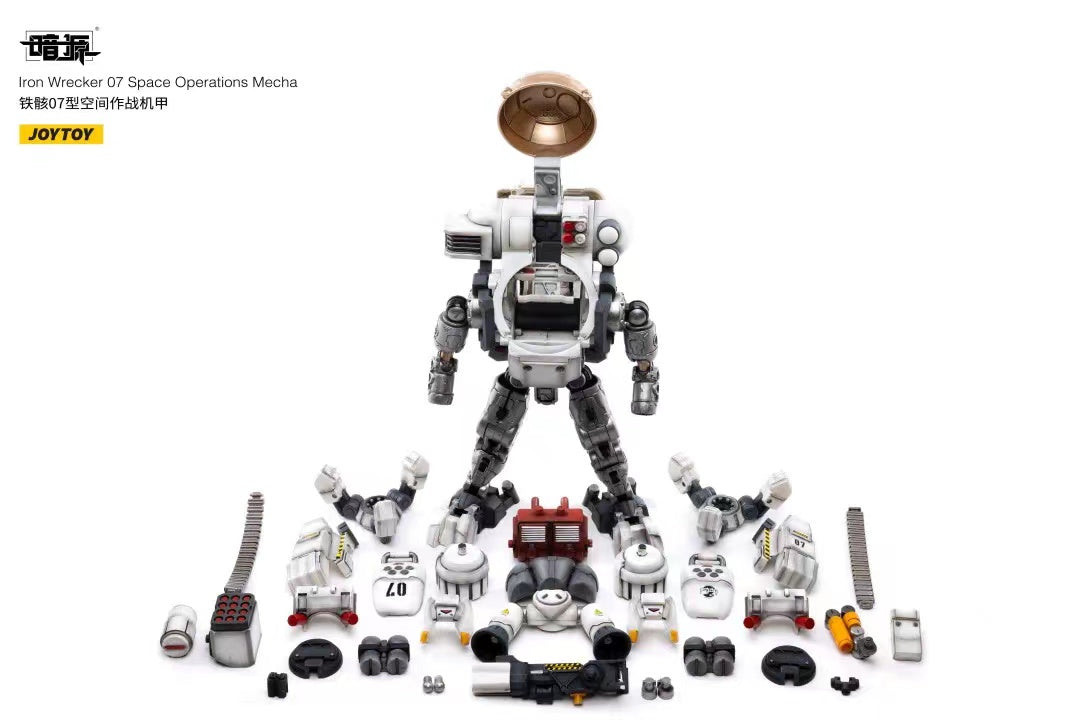 JOYTOY 1/25 Scale Iron Wrecker 07 Space Operations Mecha Action Figure - Collectible Robot Toy for Display & Sci-Fi Battles