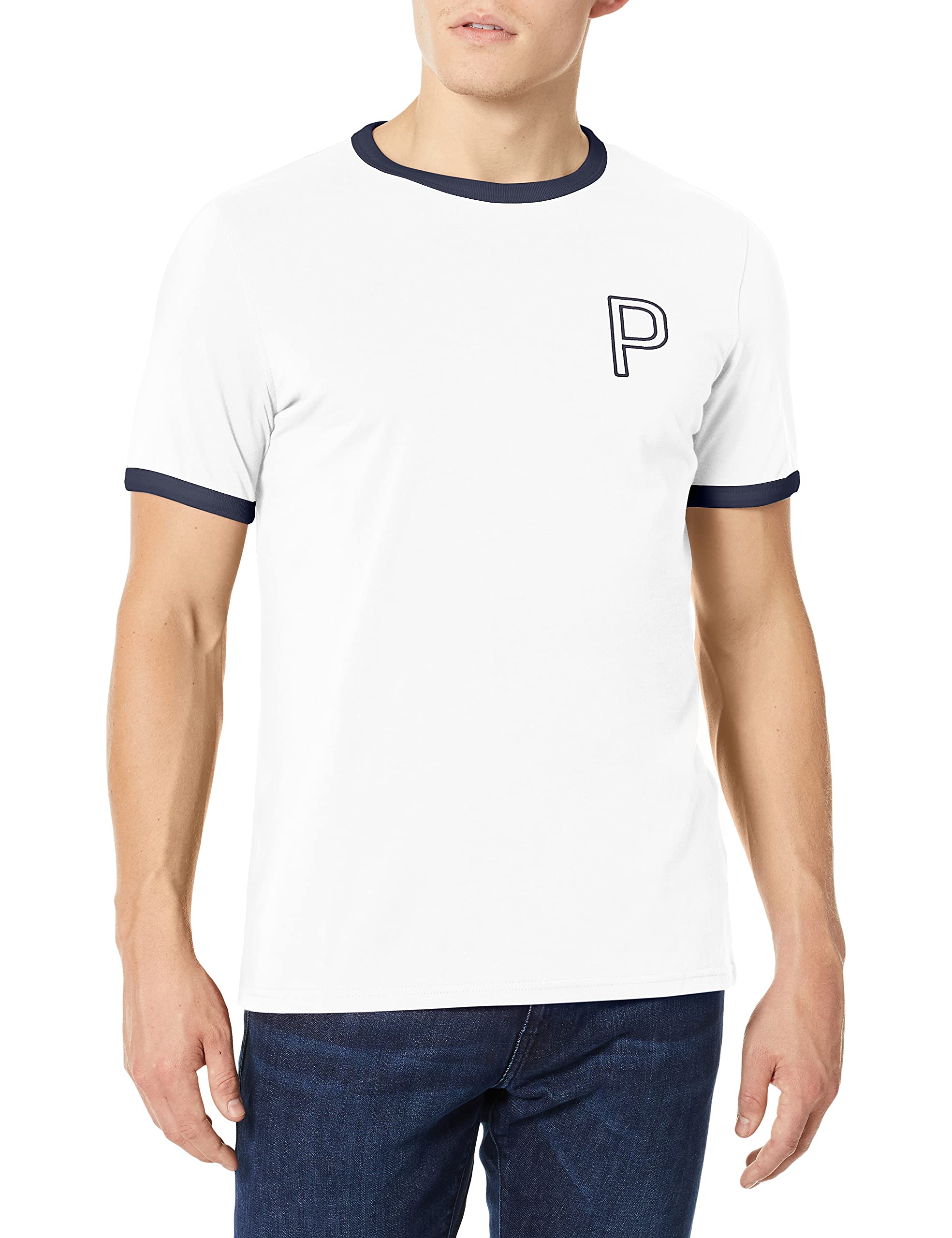 PUMA GOLF Men's 2019 Ringer Tee - Comfortable Short Sleeve Golf Shirt for Men - Perfect for Golf Course, Casual Wear & Outdoor Activities