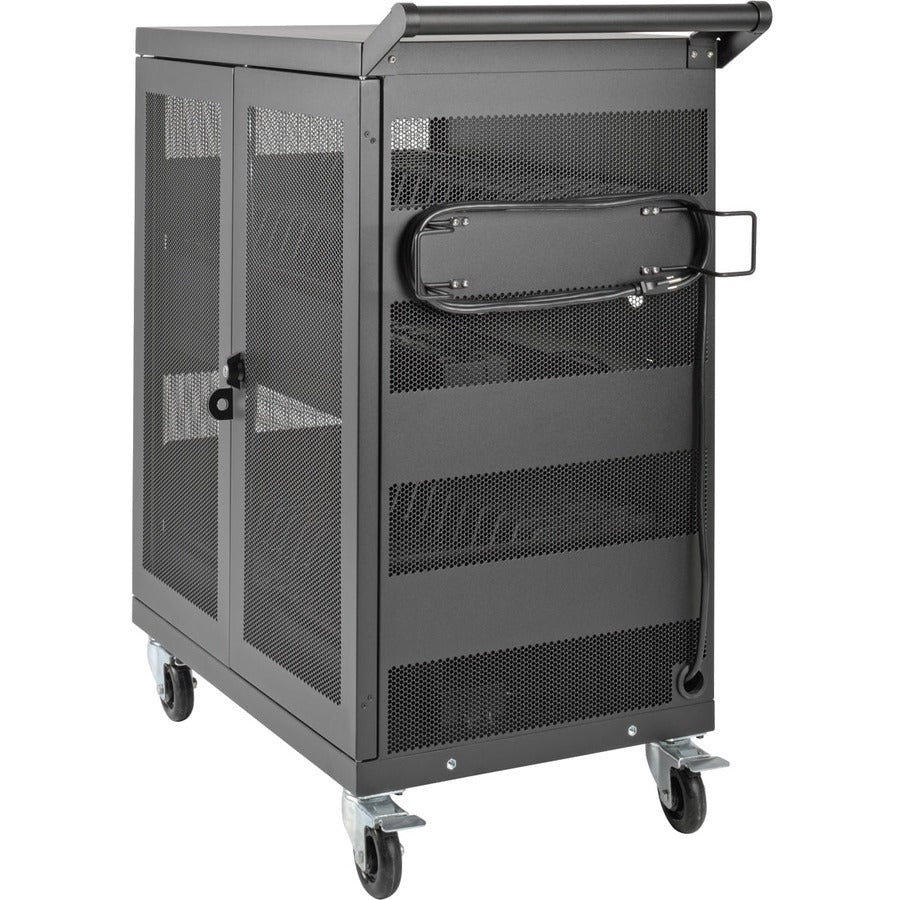 Tripp Lite 32-Port USB Charging Station Cart for Schools & Offices - Mobile Device Charging Solution for iPads, Tablets, Laptops and Phones