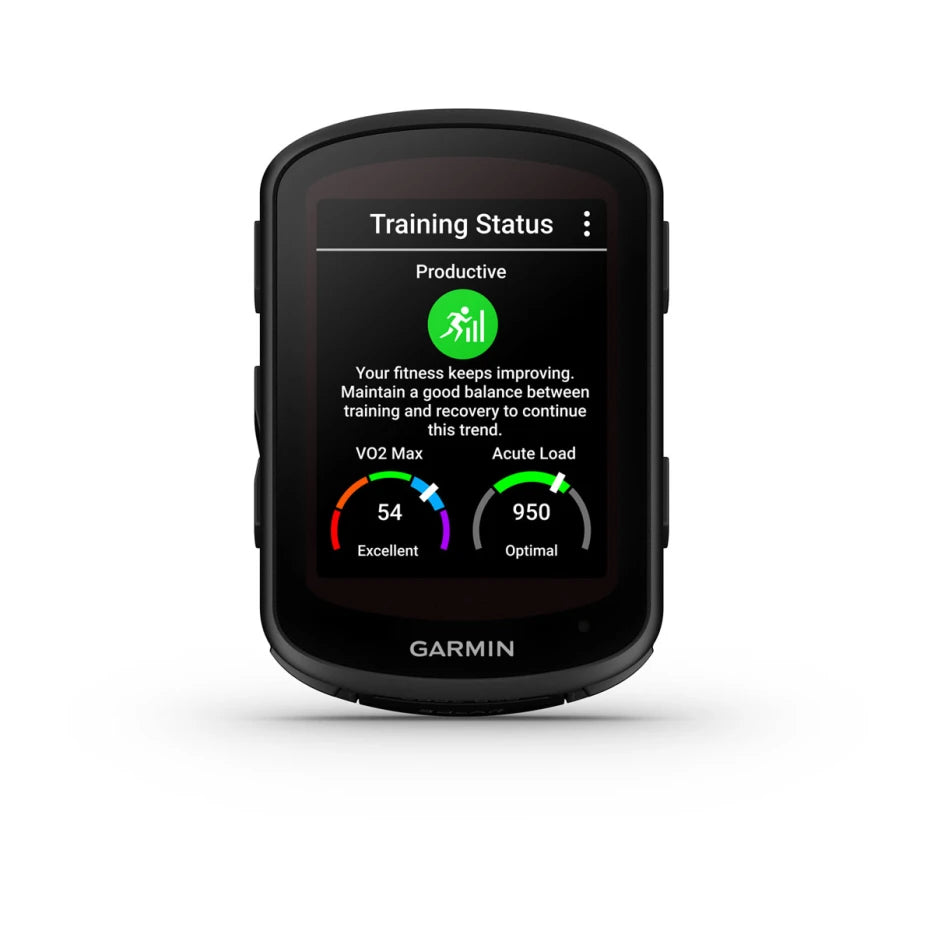 Garmin Edge 840 Solar GPS Bike Computer - Advanced Cycling Performance Metrics, Solar Charging, Navigation & Training Features for Road & Mountain Biking