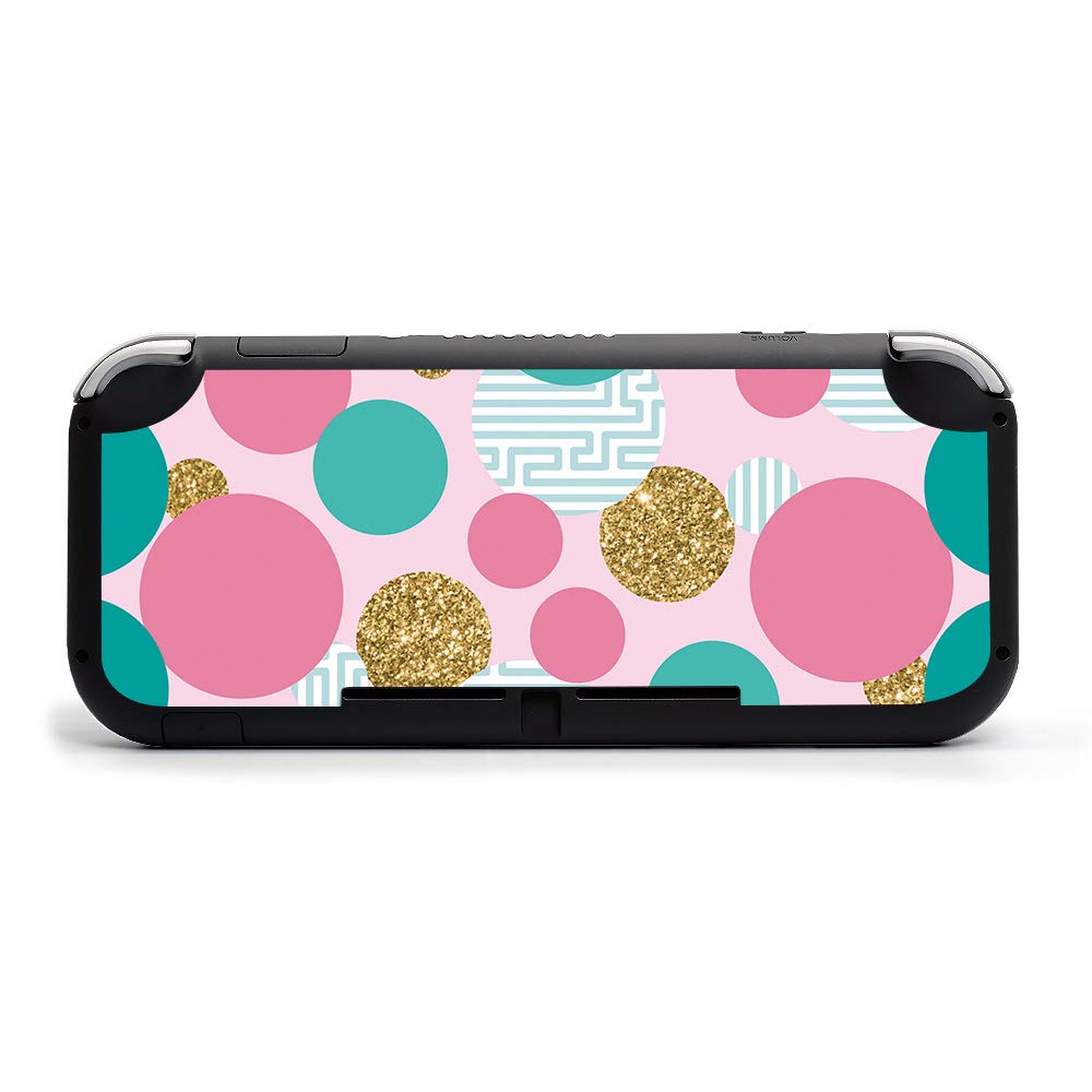 MightySkins Vinyl Decal Wrap Cover for Nintendo Switch Lite - Golden Bubbles Design | Protective & Durable Skin | Easy to Apply & Remove | Made in USA | Perfect for Gaming, Travel & Personalization
