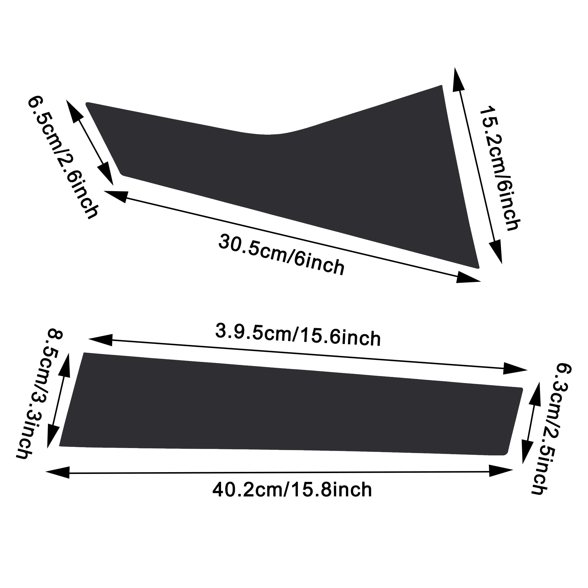 6pcs Matte Black Car Window Pillar Vinyl Stickers for Honda Accord Sedan 2018-2021 | Auto Exterior Trim Overlay Wrap | Durable Decorative Accessories | Perfect for Car Customization & Style Upgrade