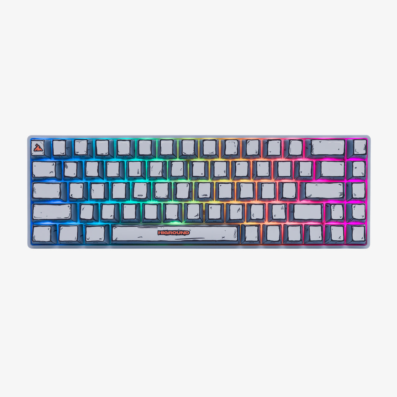 CELSHADE Basecamp 65+ Mechanical Keyboard - Gray | Compact Wired Gaming Keyboard for PC, Mac, Laptop | Perfect for Office Work, Gaming & Typing
