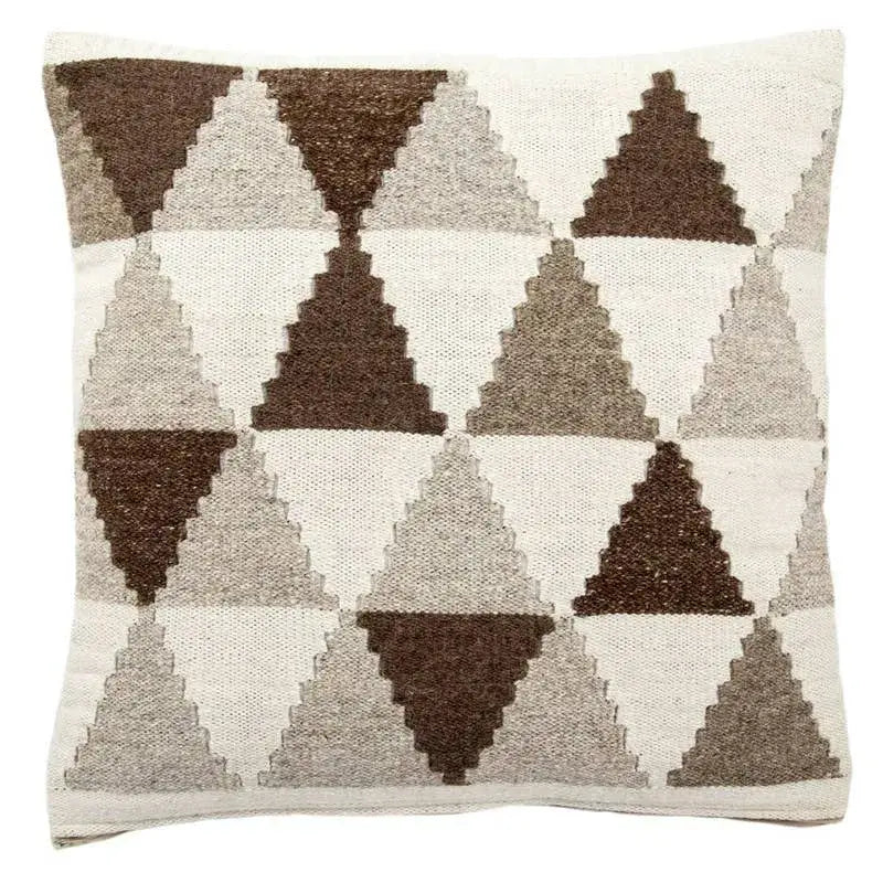 Jaipur Living Peykan Terrazzo Print Throw Pillow Cover - Modern Geometric Design for Sofa, Bed & Home Decor - 18x18 Inches