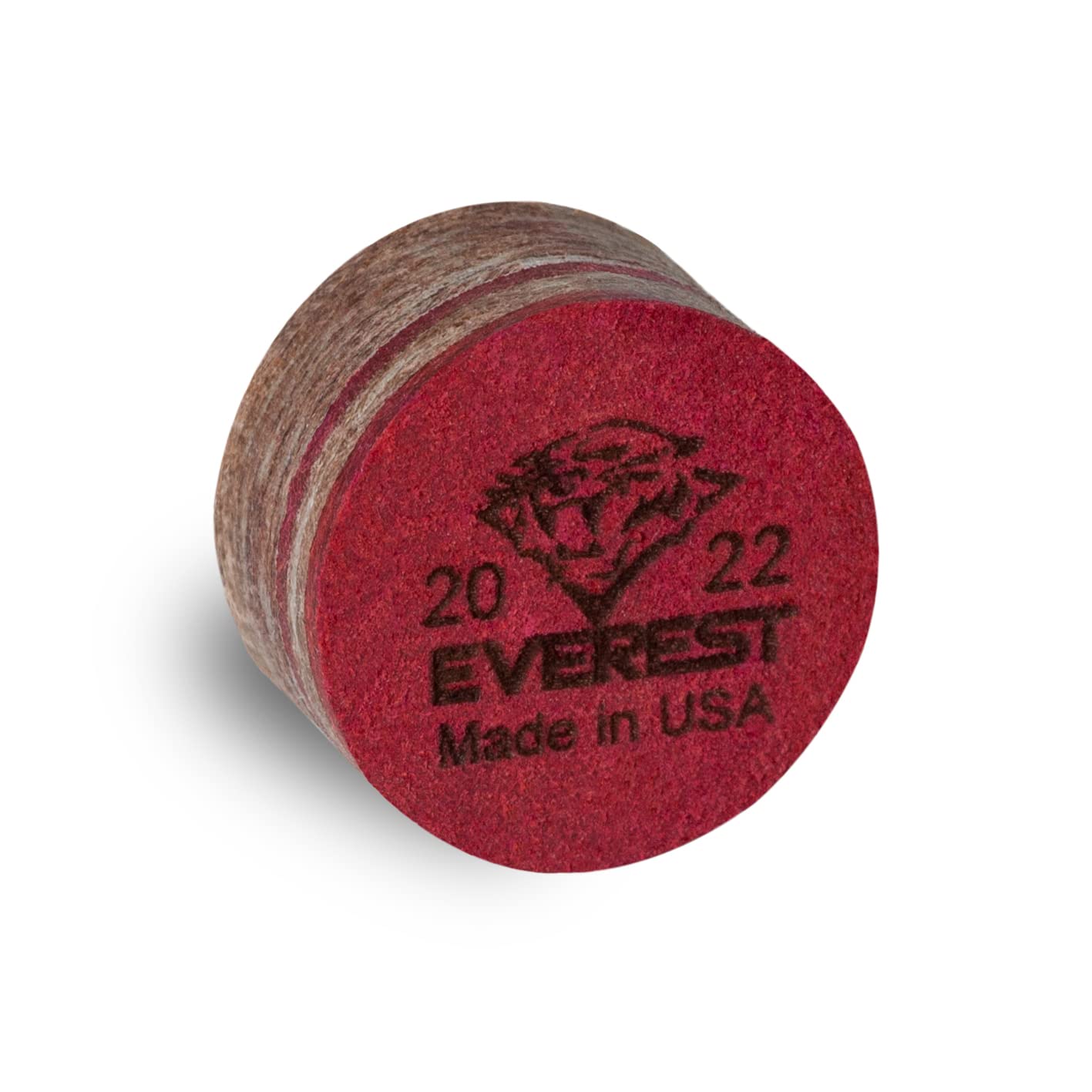 Tiger Everest Laminated Pool Billiard Cue Tip - Premium 1-Piece Replacement for Professional Pool Players | Perfect for Tournament Play & Home Game Rooms