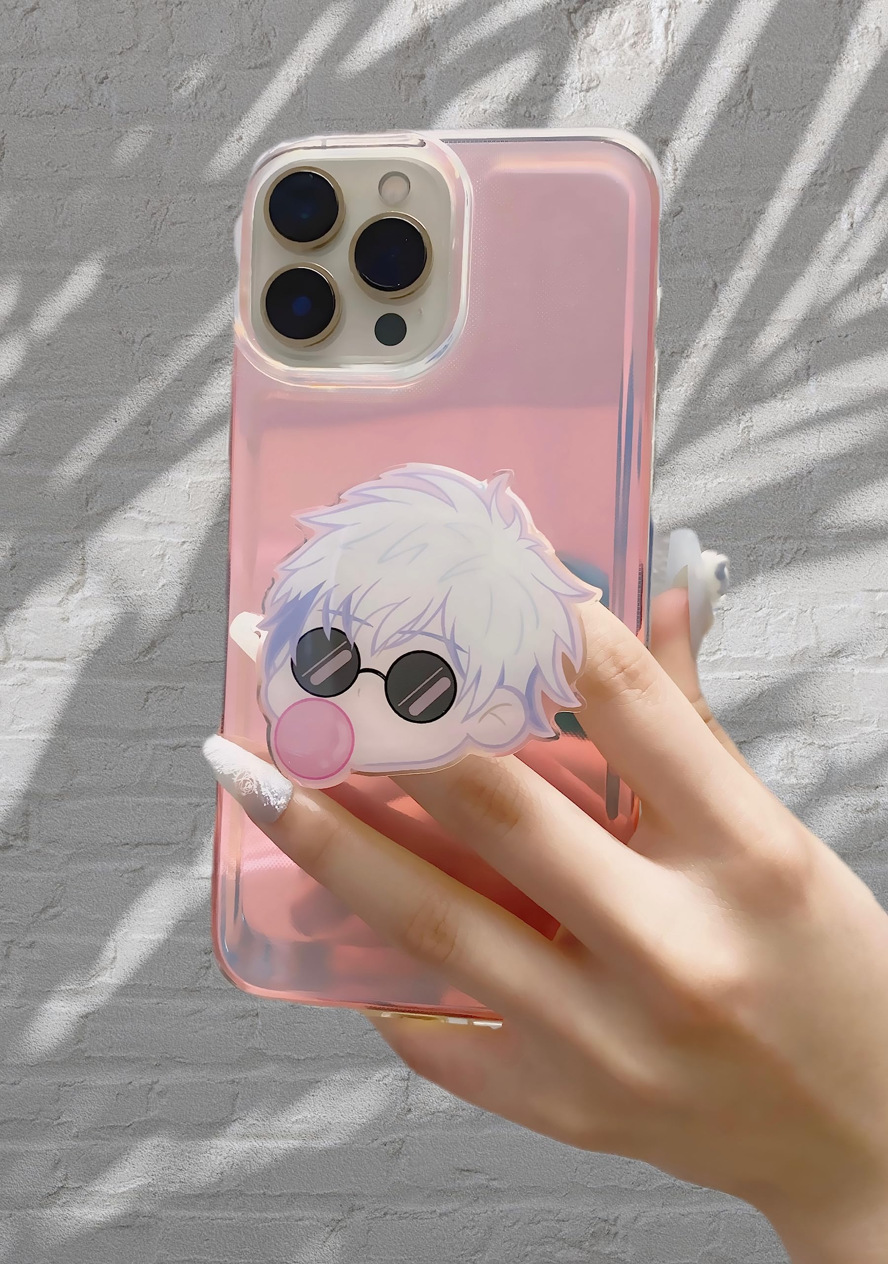 Adorable Chibi Phone Grip - Anti-Slip Phone Holder & Stand with Ultra Strong Grip - Perfect for iPhone, Samsung & Smartphones - Ideal for Gaming, Selfies & Hands-Free Viewing