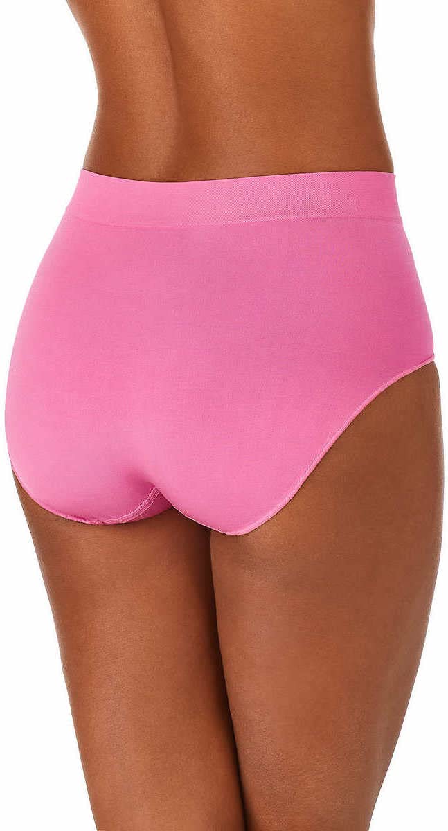 Carole Hochman Women's Silky Soft Seamless Full Coverage Modern Brief Panties 5-Pack - Regular & Plus Sizes - Comfortable Everyday Underwear for Work, Travel & Lounge