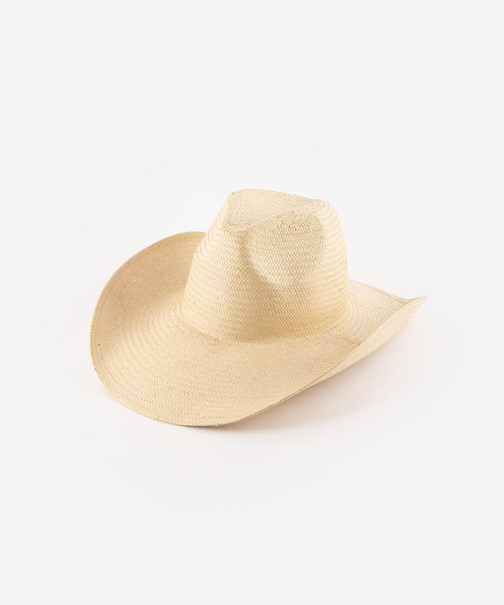 Rhett Straw Cowboy Hat for Men - Western Style Sun Protection Hat for Outdoor, Rodeo, and Country Music Festivals