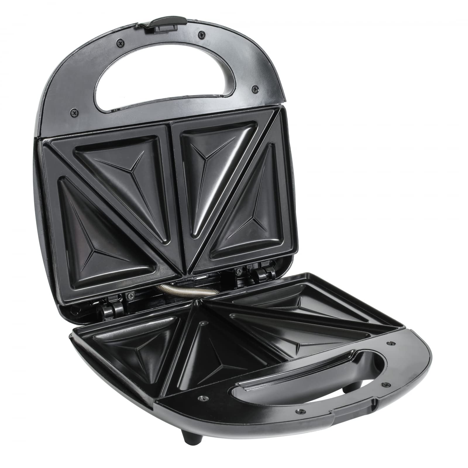 Beille Panini Press Sandwich Maker - Nonstick Grill Plates, Adjustable Temperature Control for Perfect Paninis, Grilled Cheese & More - Ideal for Home Kitchen, Breakfast & Quick Meals (Black)
