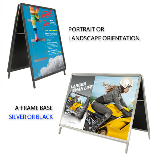 20x28 A-Frame Sign Holder with 1 1/4