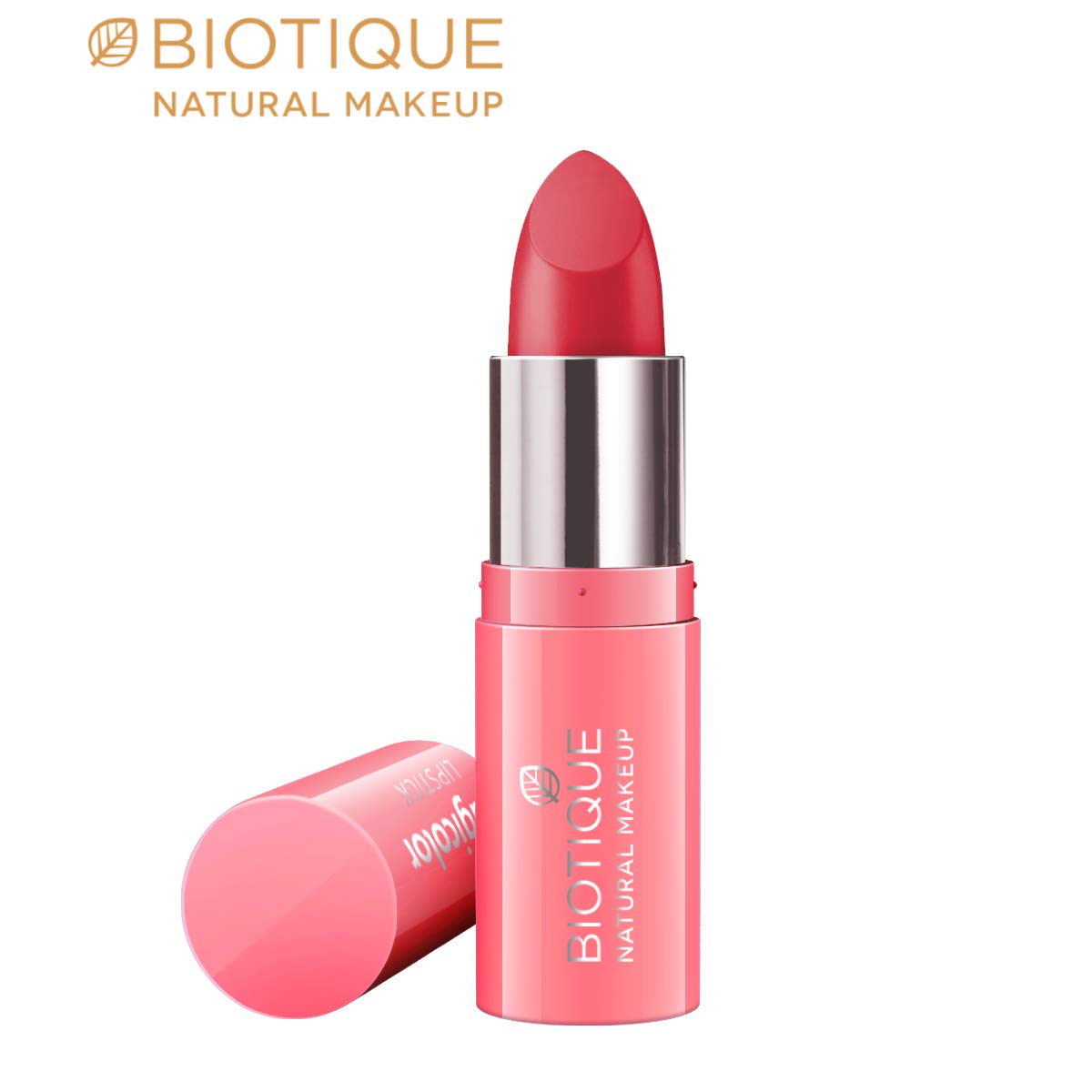 Biotique Natural Magicolor Lipstick - Barely There & Twinkle Pink, 4g | Organic, Long-Lasting, Cruelty-Free Lip Color | Perfect for Everyday Wear, Date Night & Special Occasions