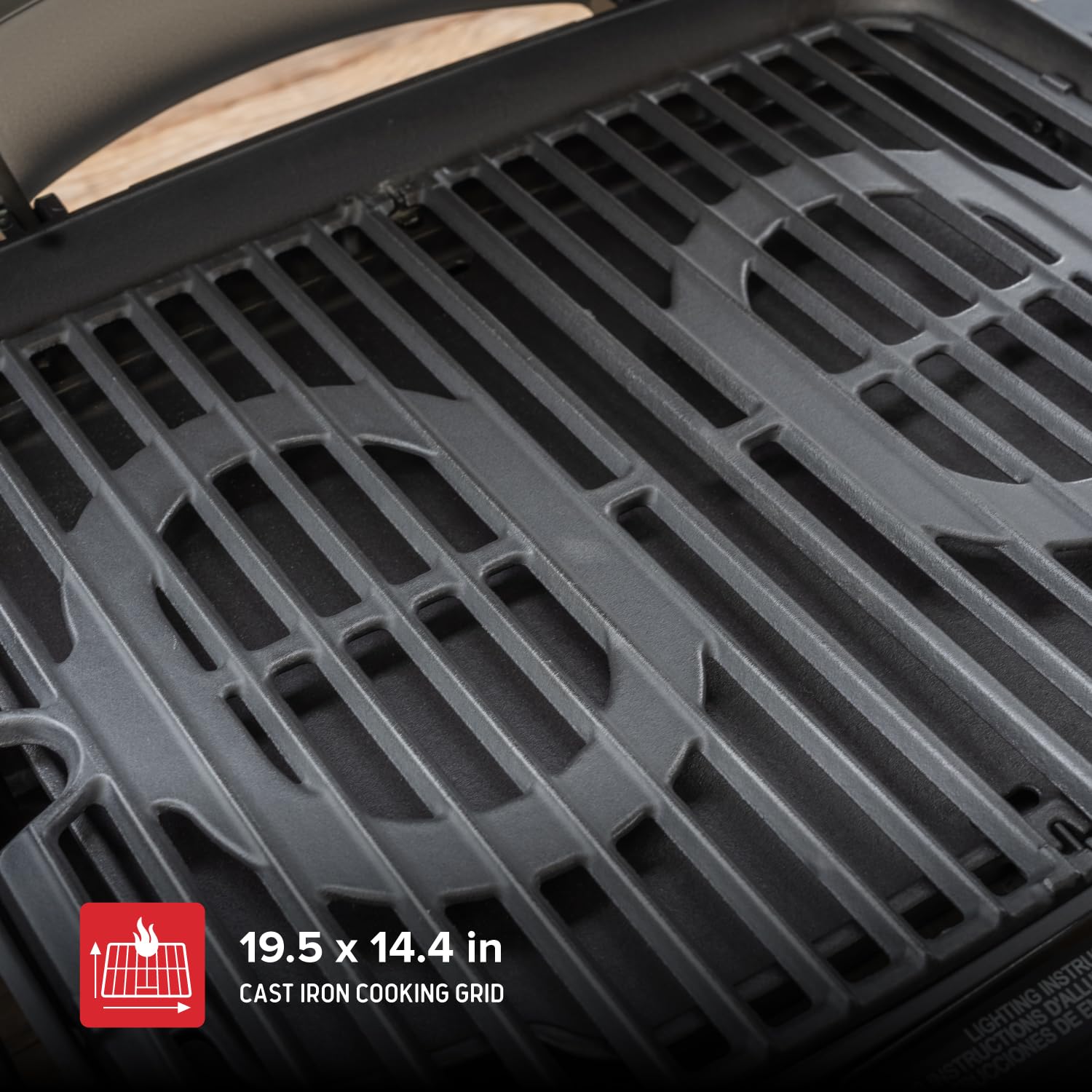 Nexgrill Fortess 2-Burner Portable Gas Grill & Griddle Combo - 263 SQ In Cooking Space, 13,500 BTU, Easy Lift Handles - 2-in-1 Tabletop Grill for Camping, Backyard BBQ, Tailgating, and Outdoor Cooking (Model 820-02005)