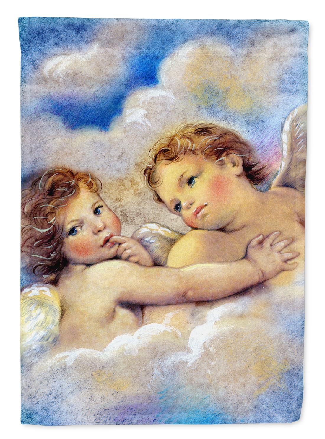Caroline's Treasures APH5622GF Angels Garden Flag - Decorative Outdoor Yard Banner for Mailbox, Patio, Flower Beds - Vibrant Multicolor Garden Artwork (Perfect for Seasonal Decor, Front Yard Display & Outdoor Home Decor)