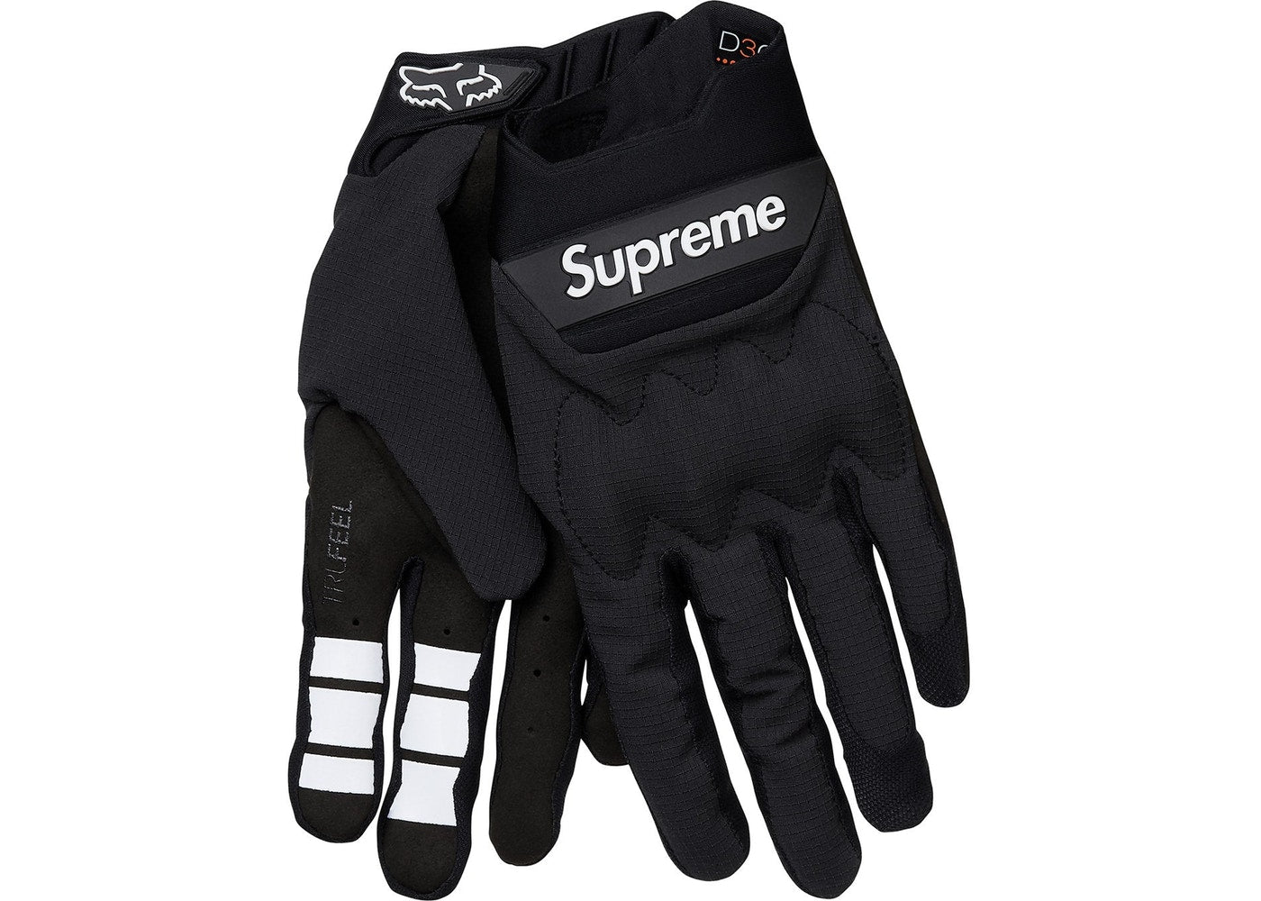 Supreme Fox Racing Bomber LT Gloves - Black Motorcycle Gloves for Men, Dirt Bike & ATV Riding, Cold Weather Protection