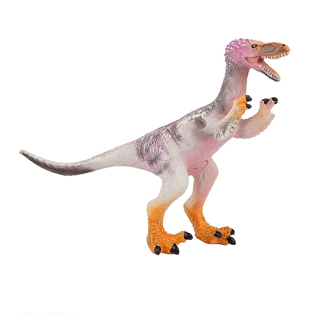 Flormoon Realistic Deinonychus Dinosaur Toy - Educational Vinyl Dinosaur Figurine for Kids, Science Projects, Birthday Gifts & Cake Toppers (Cotton Filled) | Perfect for Classroom Learning, Dinosaur Themed Parties & STEM Activities
