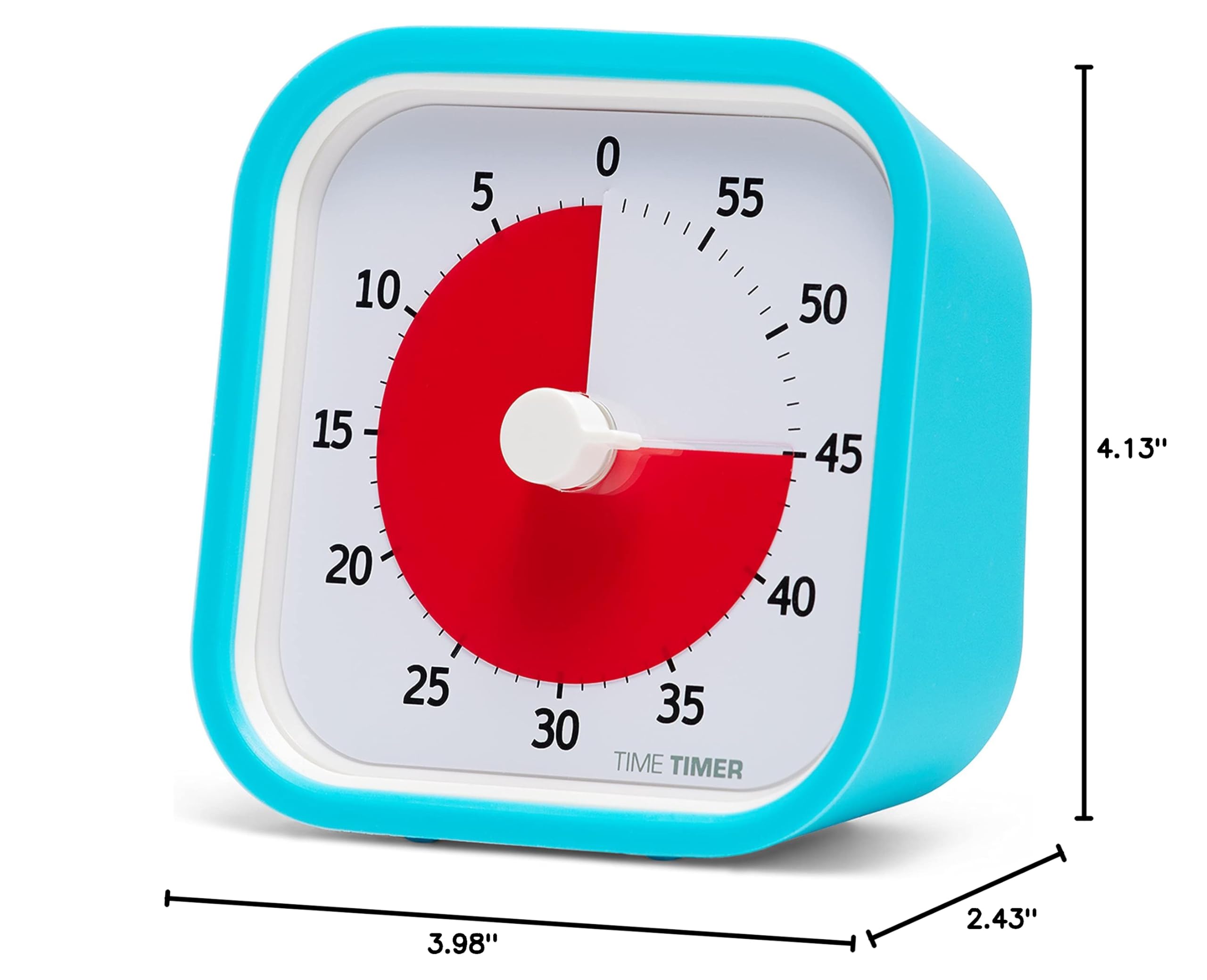 60 Minute TIME TIMER MOD Education Edition - Visual Countdown Timer for Kids Classroom Learning, Teacher's Desk Clock & Office Meetings | Silent Operation Study Tool | Sky Blue | Perfect for Homeschooling, Focus Sessions & Time Management