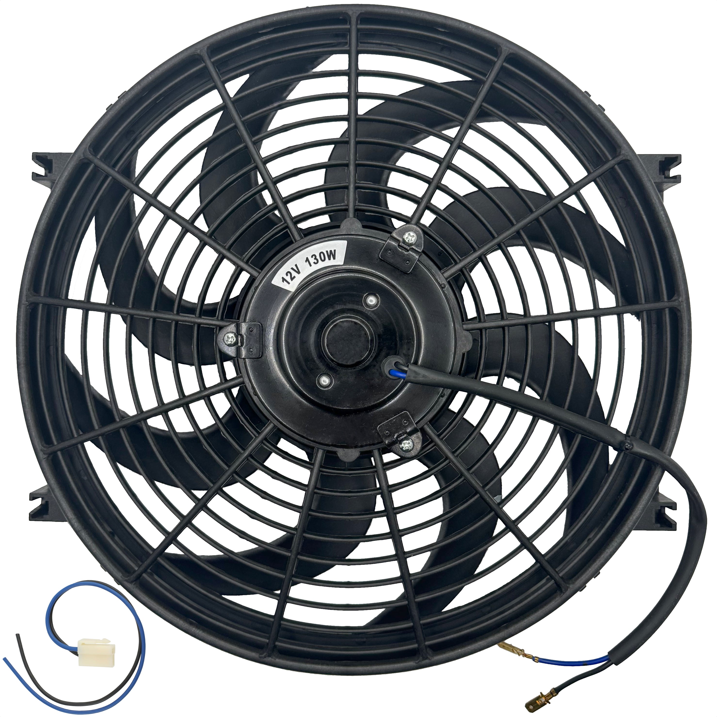 130W Dual 14/15 Inch Electric Fan with Digital Adjustable Thermostat & NPT Thread - Perfect for Home Cooling, Workshop Ventilation, and Industrial Temperature Control