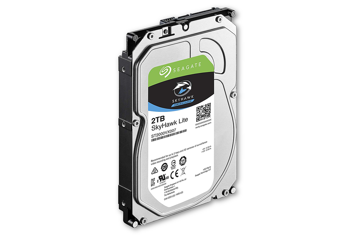 2TB Surveillance Hard Drive for 24/7 Security Cameras - Reliable Storage for Home & Business CCTV Systems - Durable & High-Performance HDD for Continuous Recording