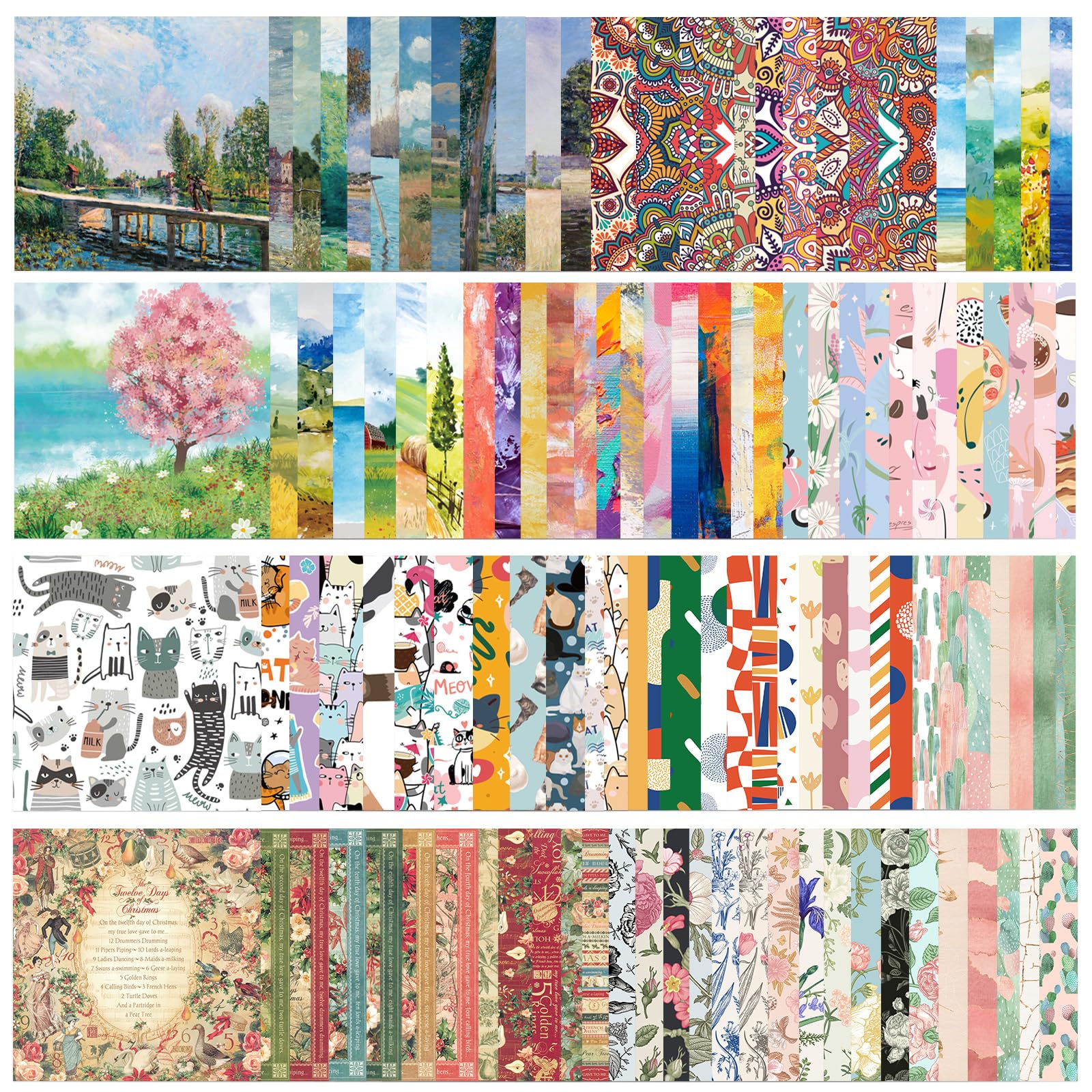 120-Sheet Scrapbook Paper Pad - 6