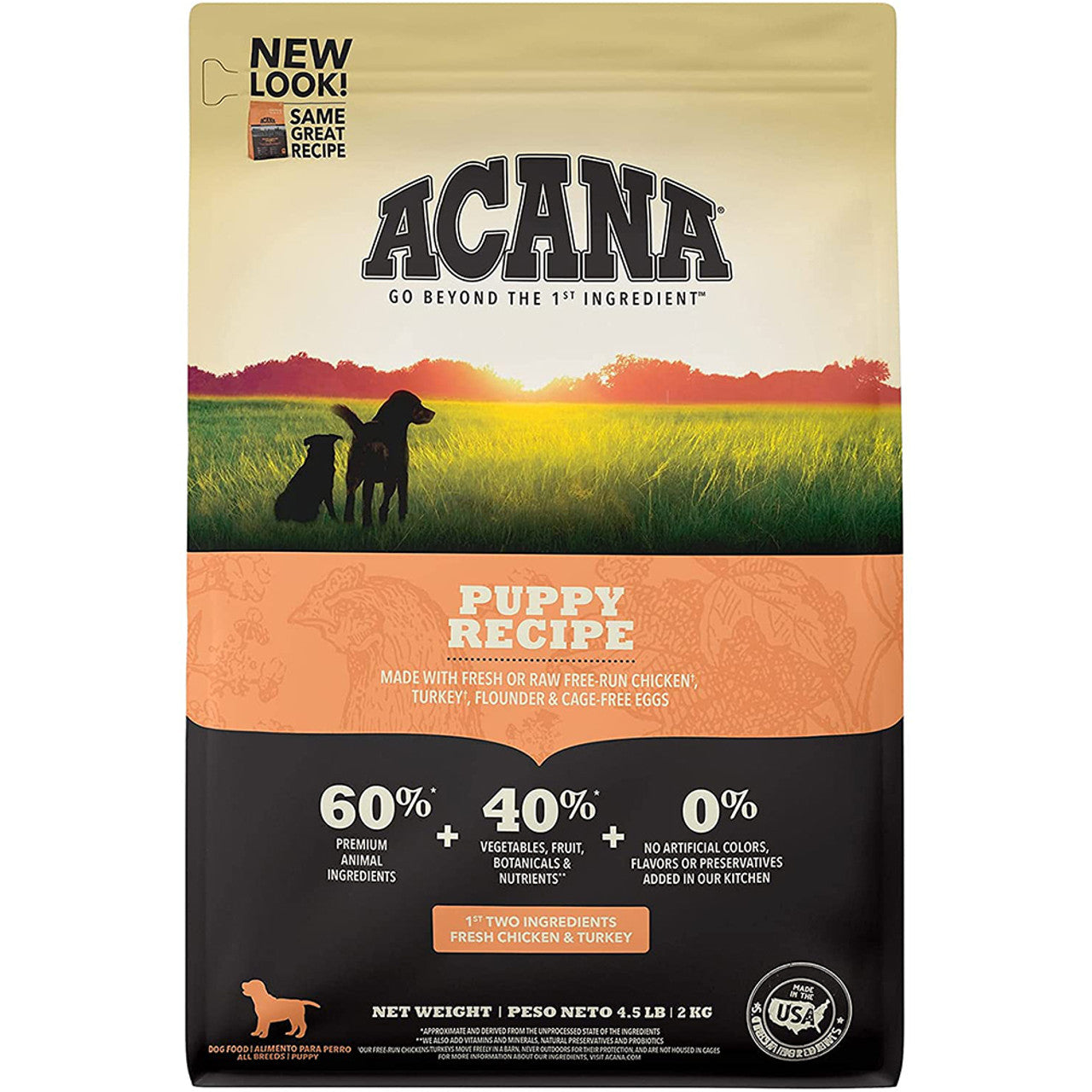 Acana Grain Free Dry Dog Food for Puppies - High Protein, Nutrient-Rich Puppy Food - Perfect for Growing Dogs & Active Puppies - Ideal for Training, Weaning & Daily Nutrition