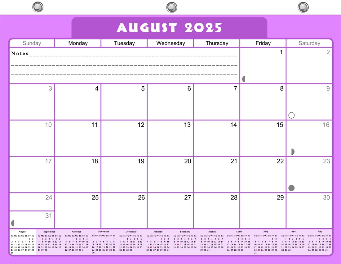 2025-2026 Student Planner | 12-Month Academic Calendar for College & High School | 3-Ring Binder, Desk & Wall Organizer | School & Office Supplies | Perfect for Homework Tracking & Exam Scheduling | Made in USA