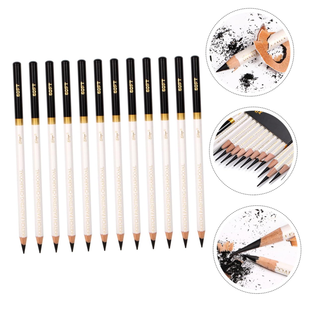 KALLORY 36-Piece Sketch Pencil Set - Professional Graphite Drawing Pencils, Smooth Colored Pencils for Artists & Kids - Perfect for Sketching, Shading & Art Projects | Ideal for Classroom, Home & Studio Use