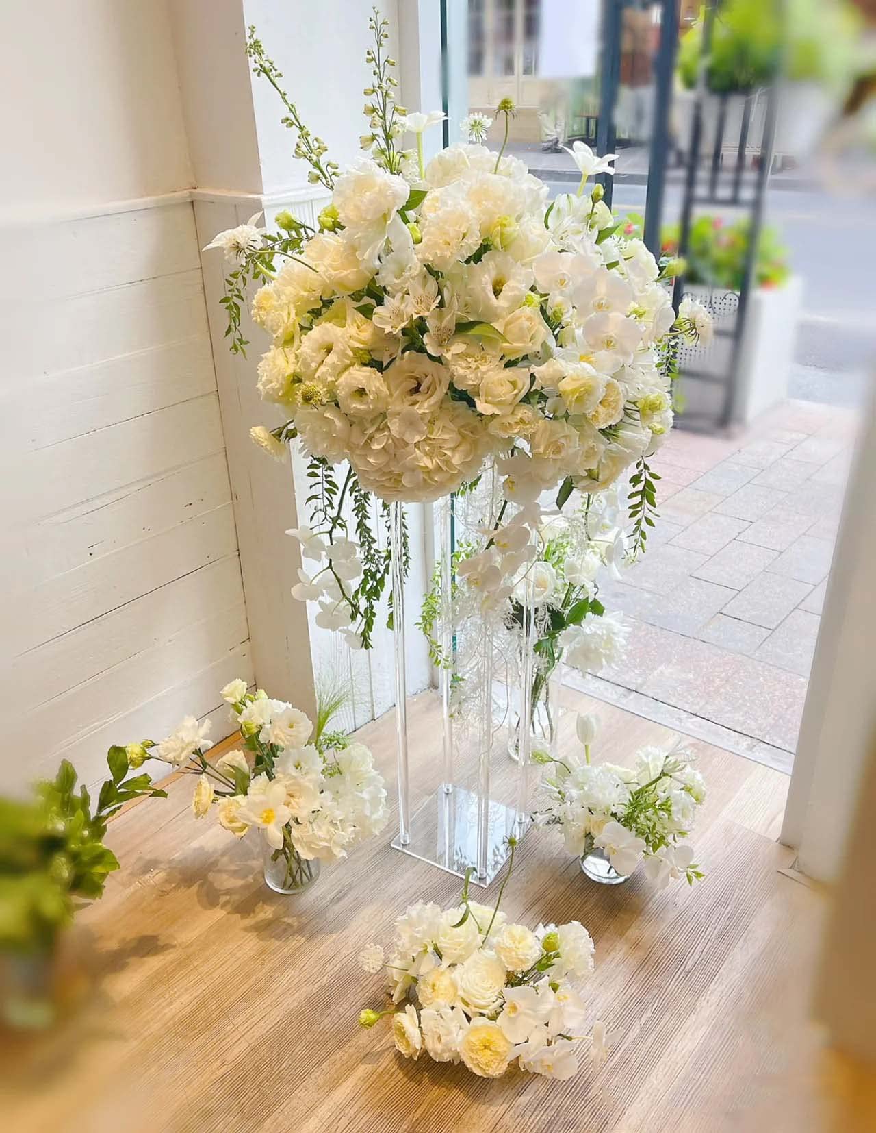 31.5 Inch 10-Piece Acrylic Flower Vase Set - Elegant Wedding Centerpiece for Tables, Party Decor, and Home Decoration | Perfect for Wedding, Banquet, and Event Decorations