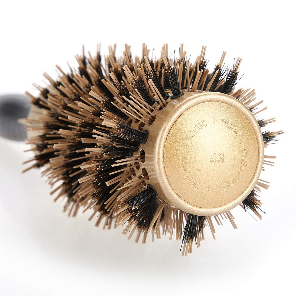 Professional Round Hair Styling Brush for Women - Salon Quality Volumizing & Detangling Comb for Blowouts, Curling & Smoothing - Perfect for Home & Salon Use