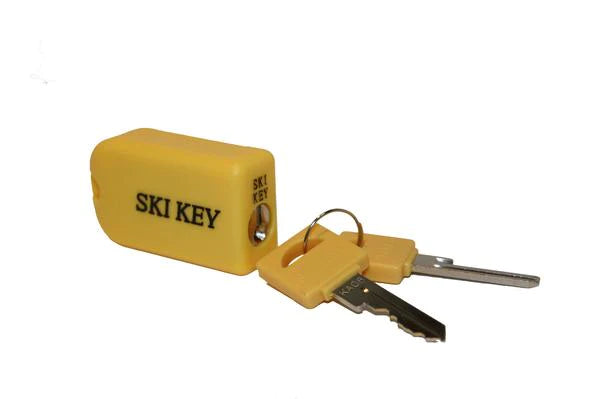 Ski Key Lock - Secure Ski Equipment with Durable Combination Lock for Skiing, Snowboarding & Winter Sports - Perfect for Ski Resorts, Lockers & Gear Storage