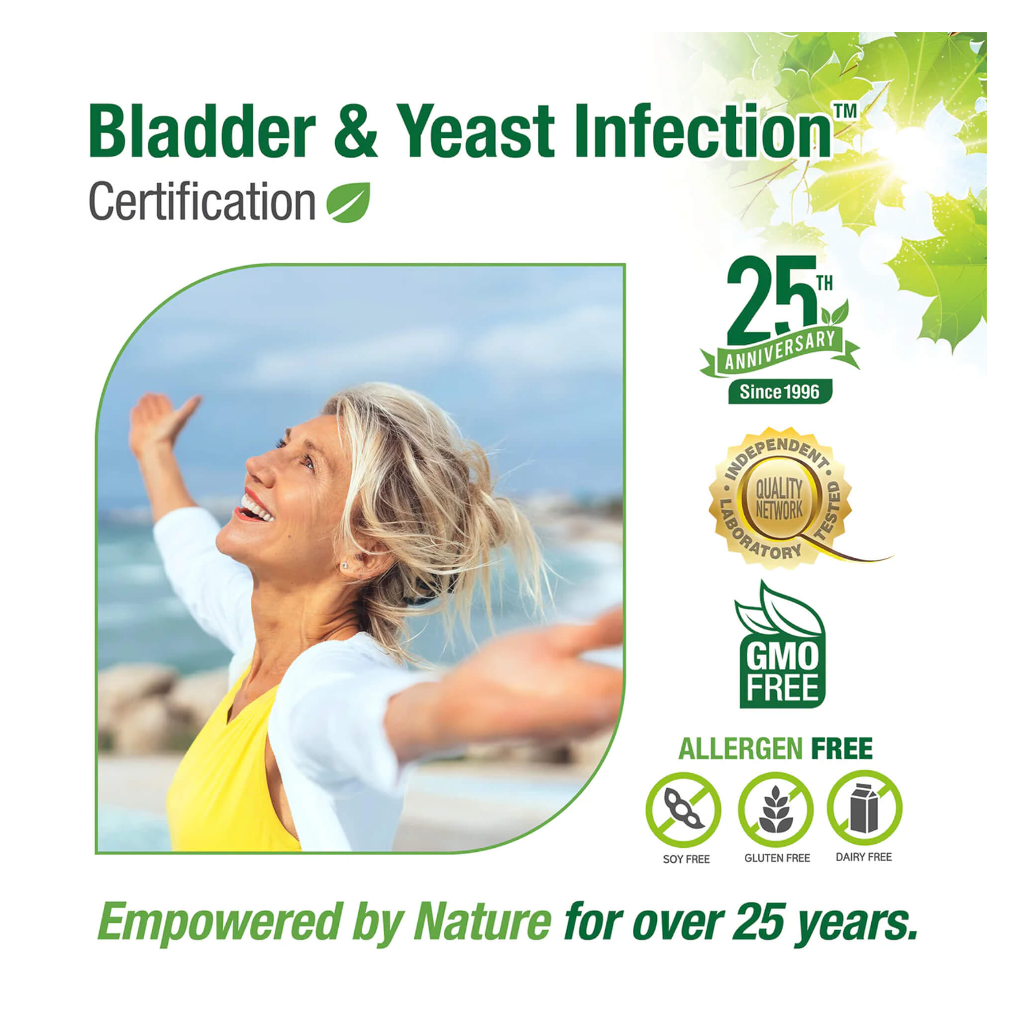 Bladder & Yeast Infection Relief - Natural Supplement for Urinary Tract Health | Supports Women's Wellness & Comfort | Perfect for Daily Use & Travel
