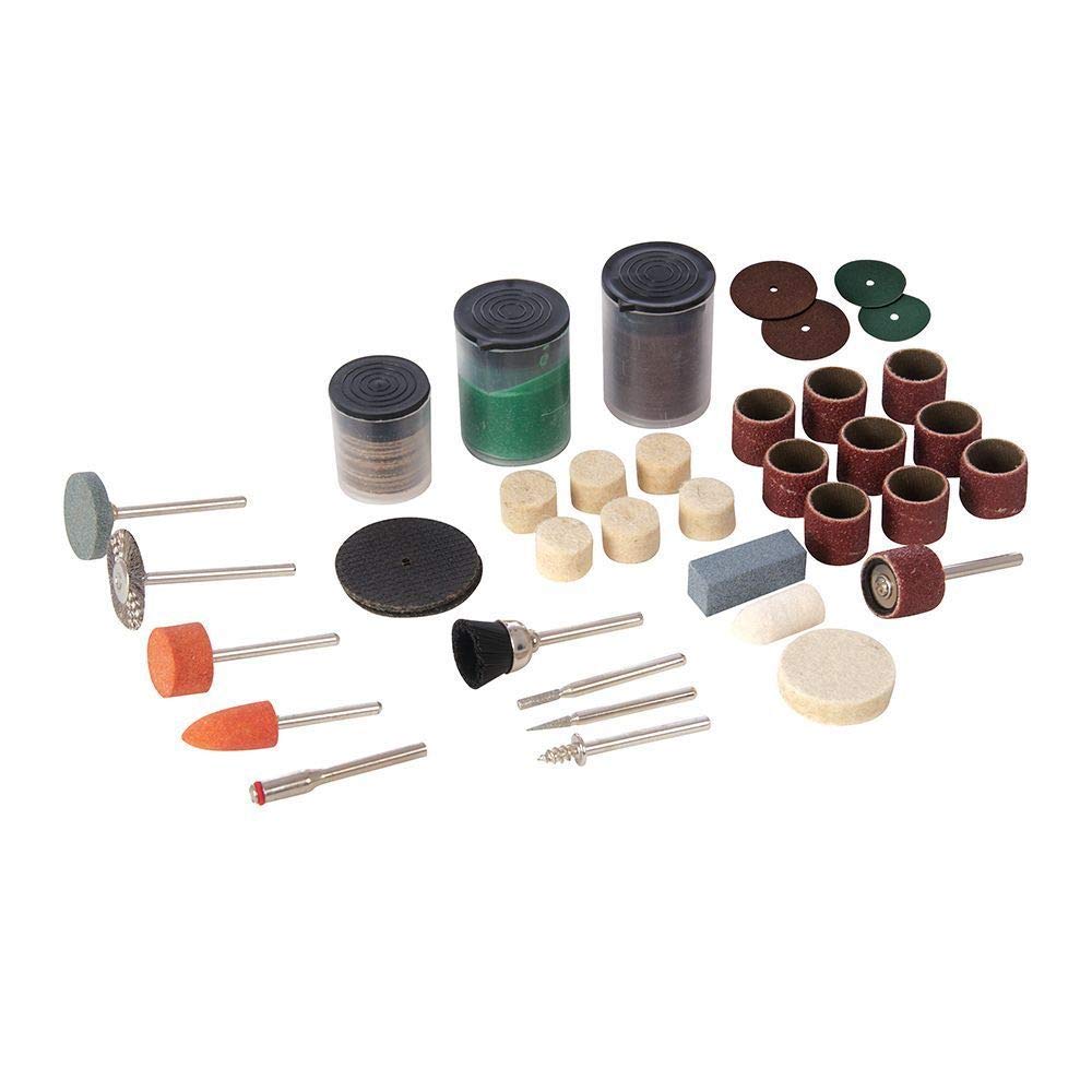 105-Piece Rotary Tool Accessories Kit with 3.2mm Mandrel - HSS Drill Bits & 6pc Circular Saw Blades for Metal Cutting | Compatible with Dremel & Electric Drills | Perfect for DIY Crafts, Woodworking & Metal Projects