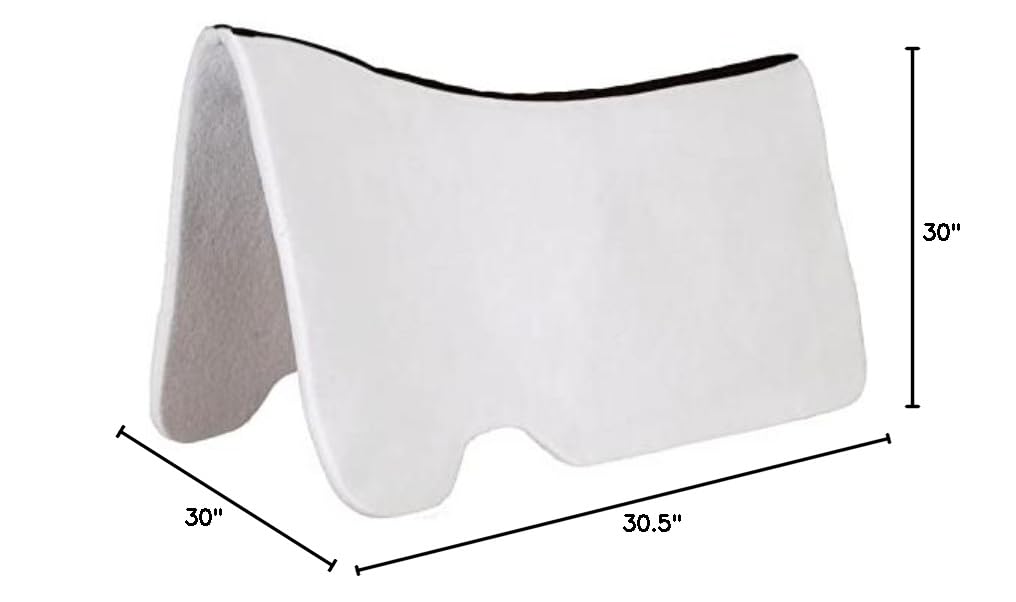 Mustang Contoured Felt Pad Liner - Comfortable Horse Saddle Pad for Riding