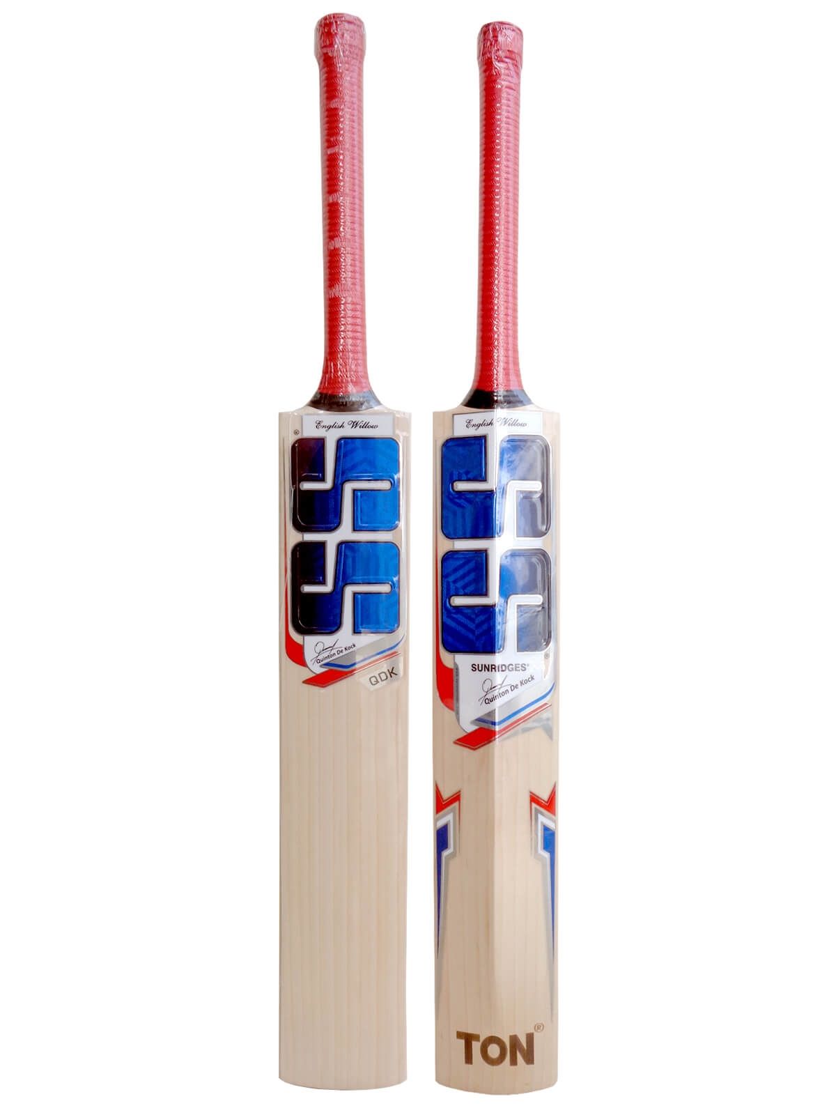 SS Quinton De Kock English Willow Cricket Bat - Professional Grade for Matches & Training | Perfect for Club Players & Cricket Enthusiasts