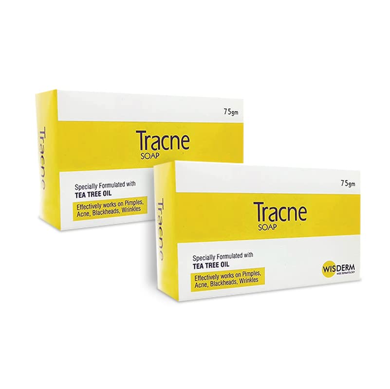 Delwis Tracne Acne Treatment Soap - Fast-Acting Formula to Prevent & Dry Out Breakouts (2-Pack) | Gentle Cleansing for Face & Body, Ideal for Oily & Acne-Prone Skin