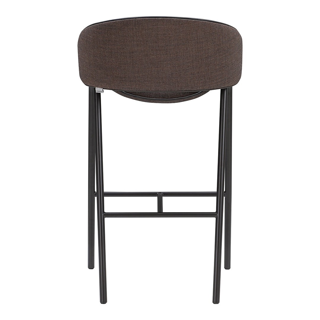 Modern Folium Bar Stool - Adjustable Height Counter Stool with Backrest - Perfect for Kitchen Island, Home Bar & Breakfast Nook - Durable & Comfortable Seating Solution