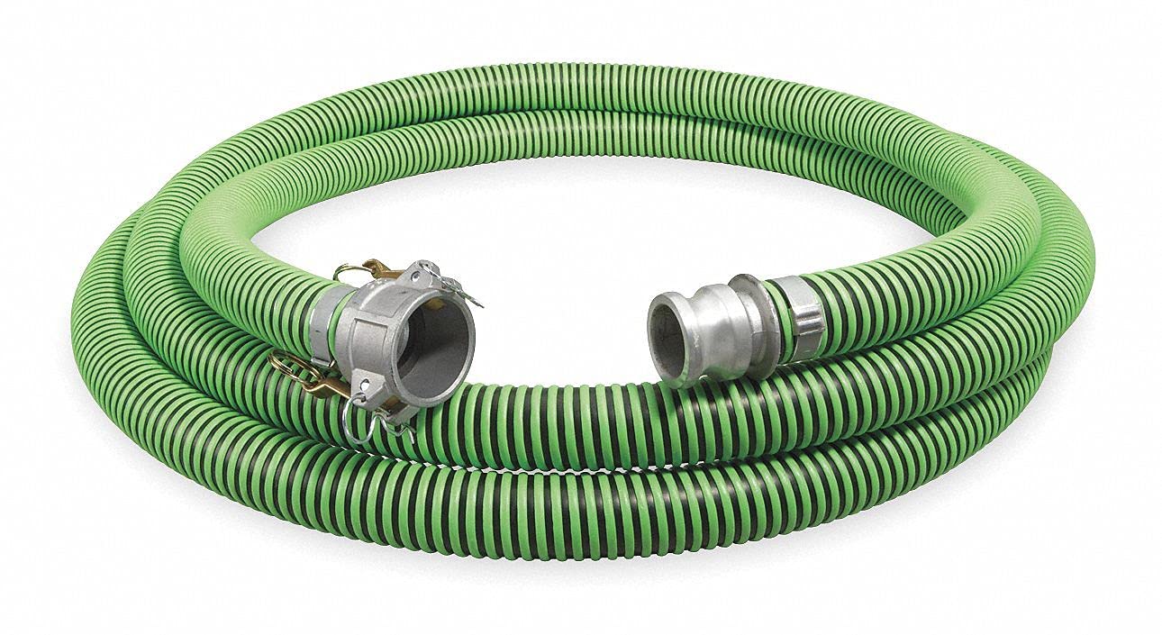 50 ft. Black and Green Water Suction and Discharge Hose, 2