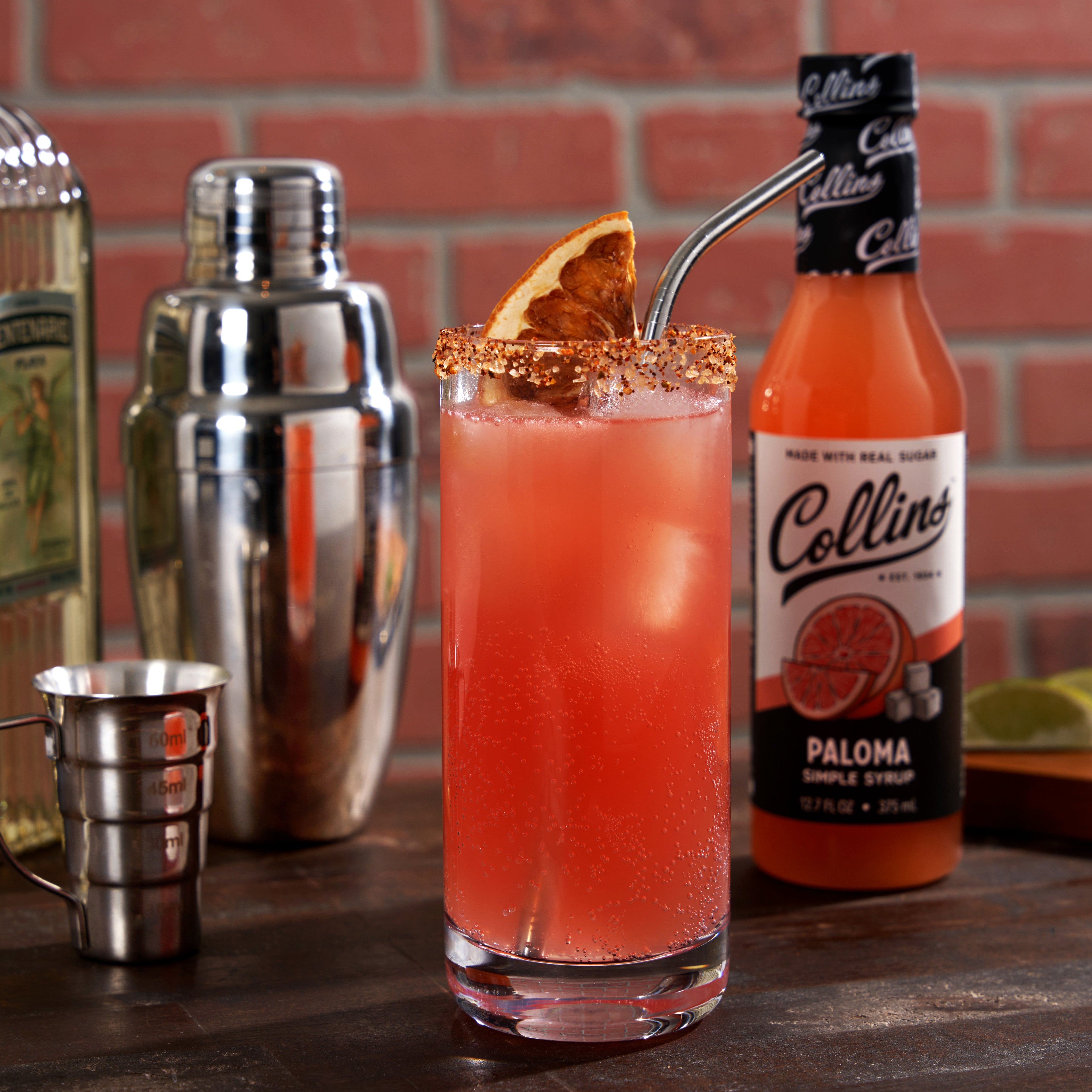 Paloma Simple Syrup - 12.7 oz Premium Cocktail Mixer for Margaritas, Palomas & Tequila Drinks - Perfect for Home Bars, Parties & Mexican-Themed Events