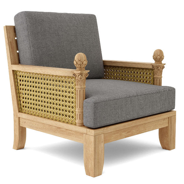 Premium Luxe Deep Seating Armchair - Modern Comfortable Lounge Chair for Living Room, Patio & Outdoor Relaxation - Perfect for Home Decor & Cozy Reading Nook