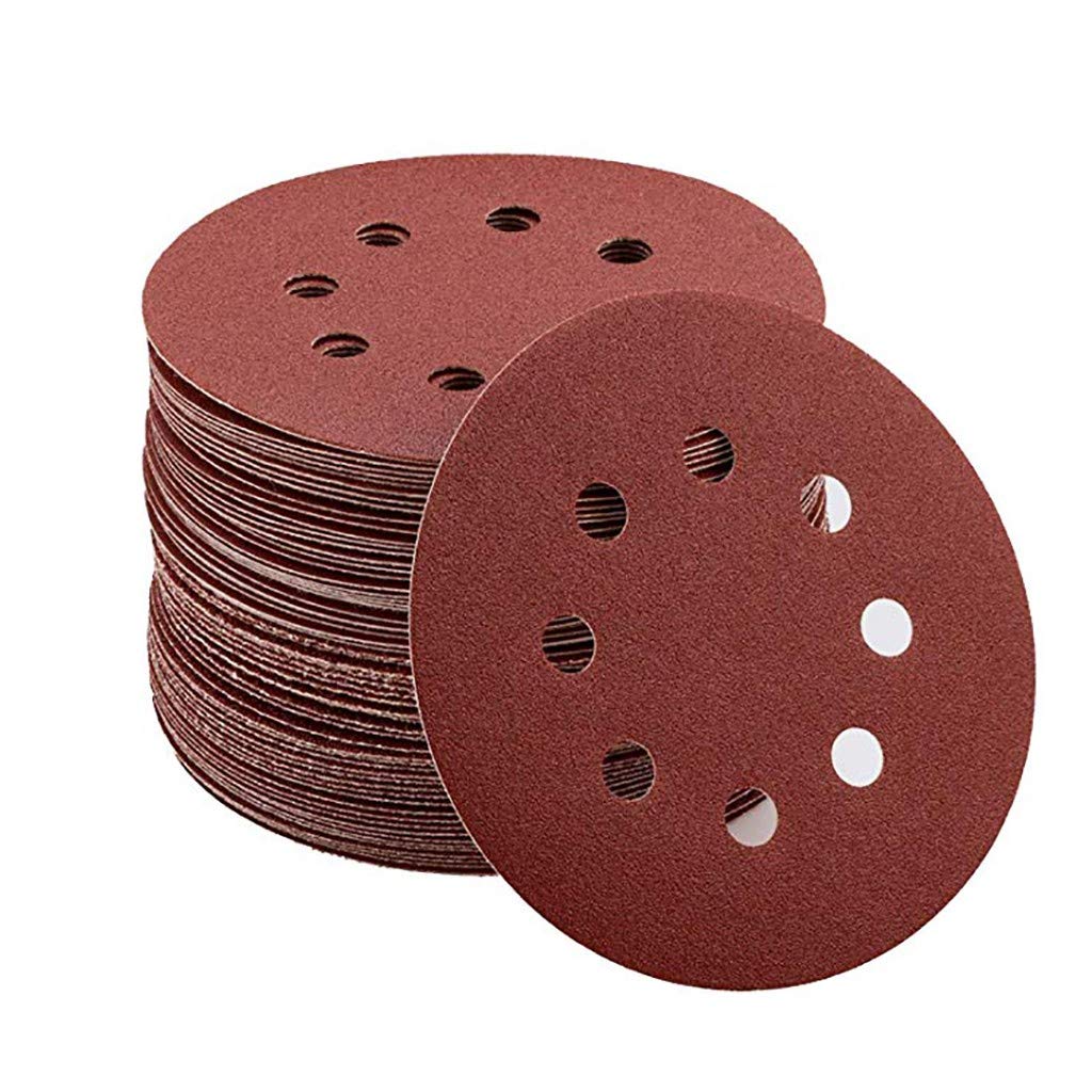 80-800 Grit Abrasive Discs 125-Piece Set for Drilling & Sanding - DIY & Home Improvement