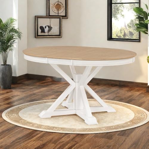 Oak Natural Wood + Off White